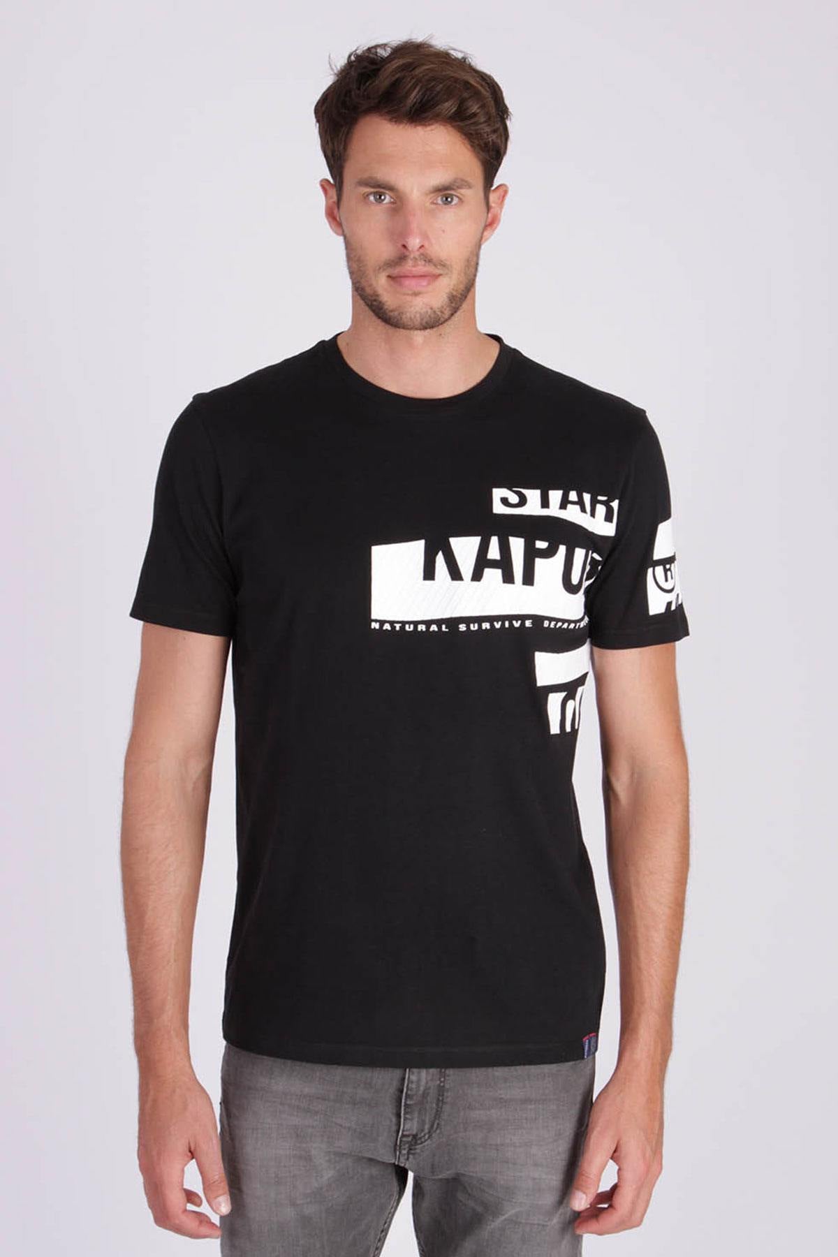 Black sportswear t-shirt - Image n°1