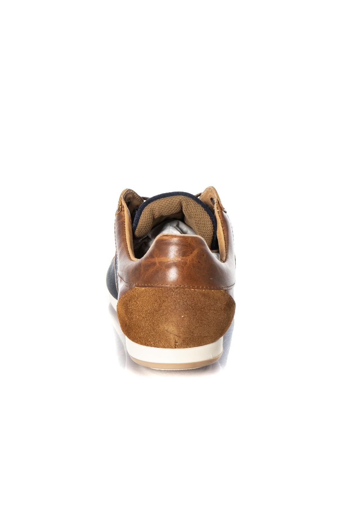 Navy cognac sneakers - Image n°7