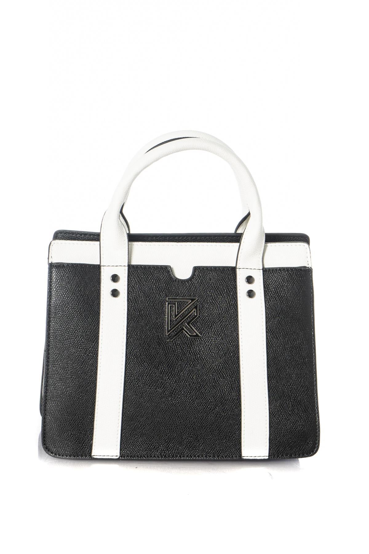 Black and white women's bag - Image n°1