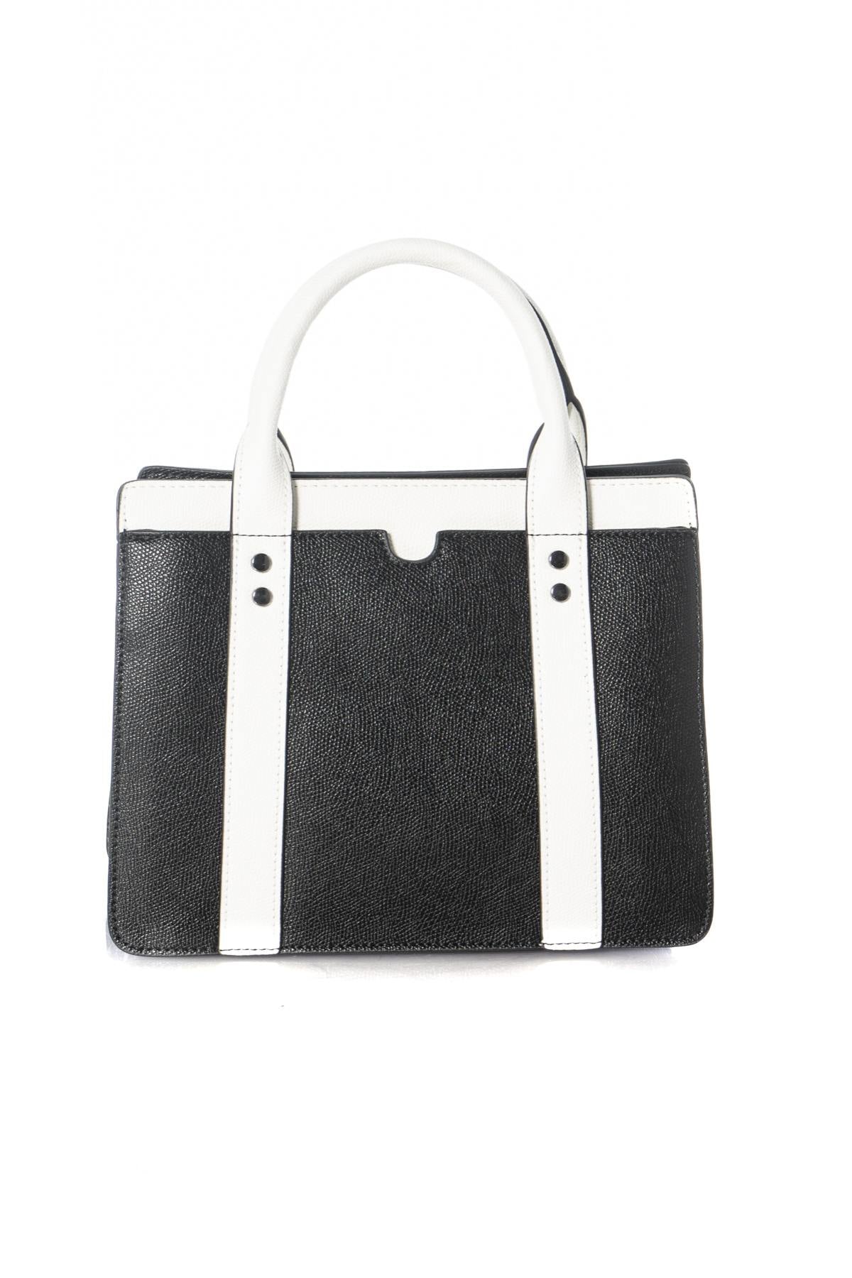 Black and white women's bag - Image n°2