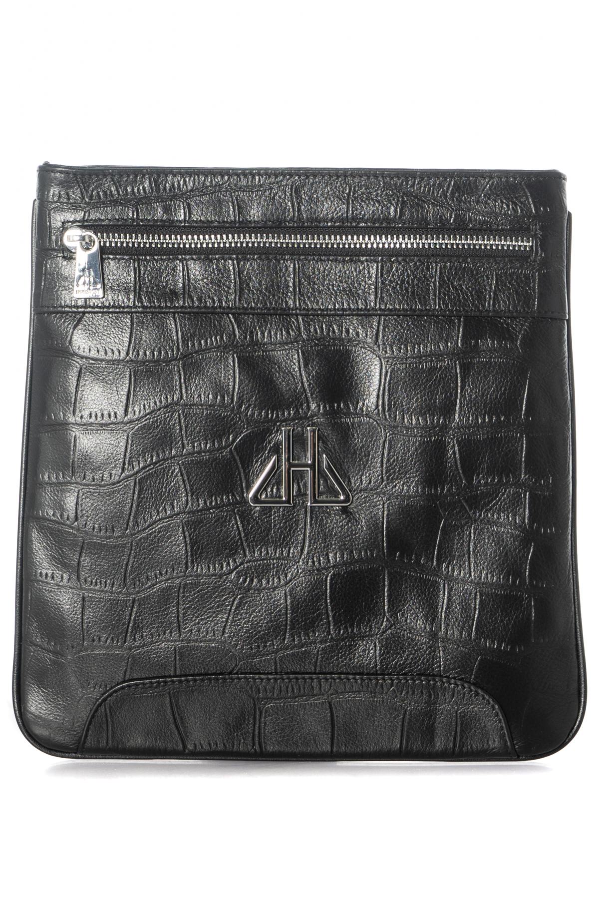 Black crocodile bag - Image n°1