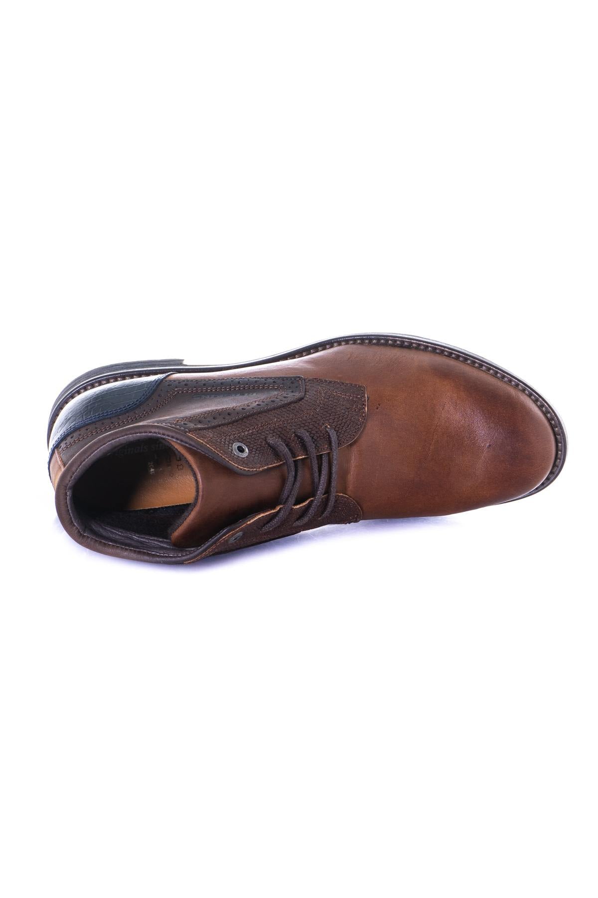 Men's cognac shoes - Image n°3