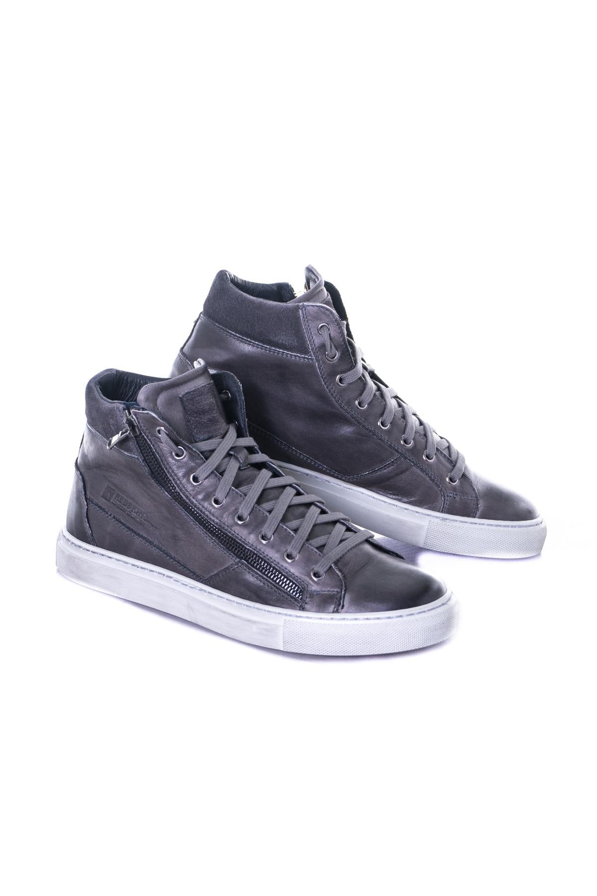 Anthracite men's sneakers - Image n°1