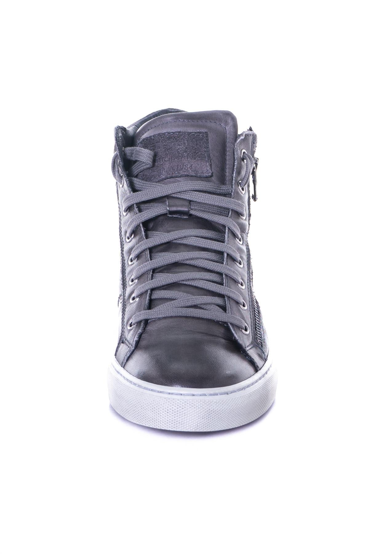 Anthracite men's sneakers - Image n°5