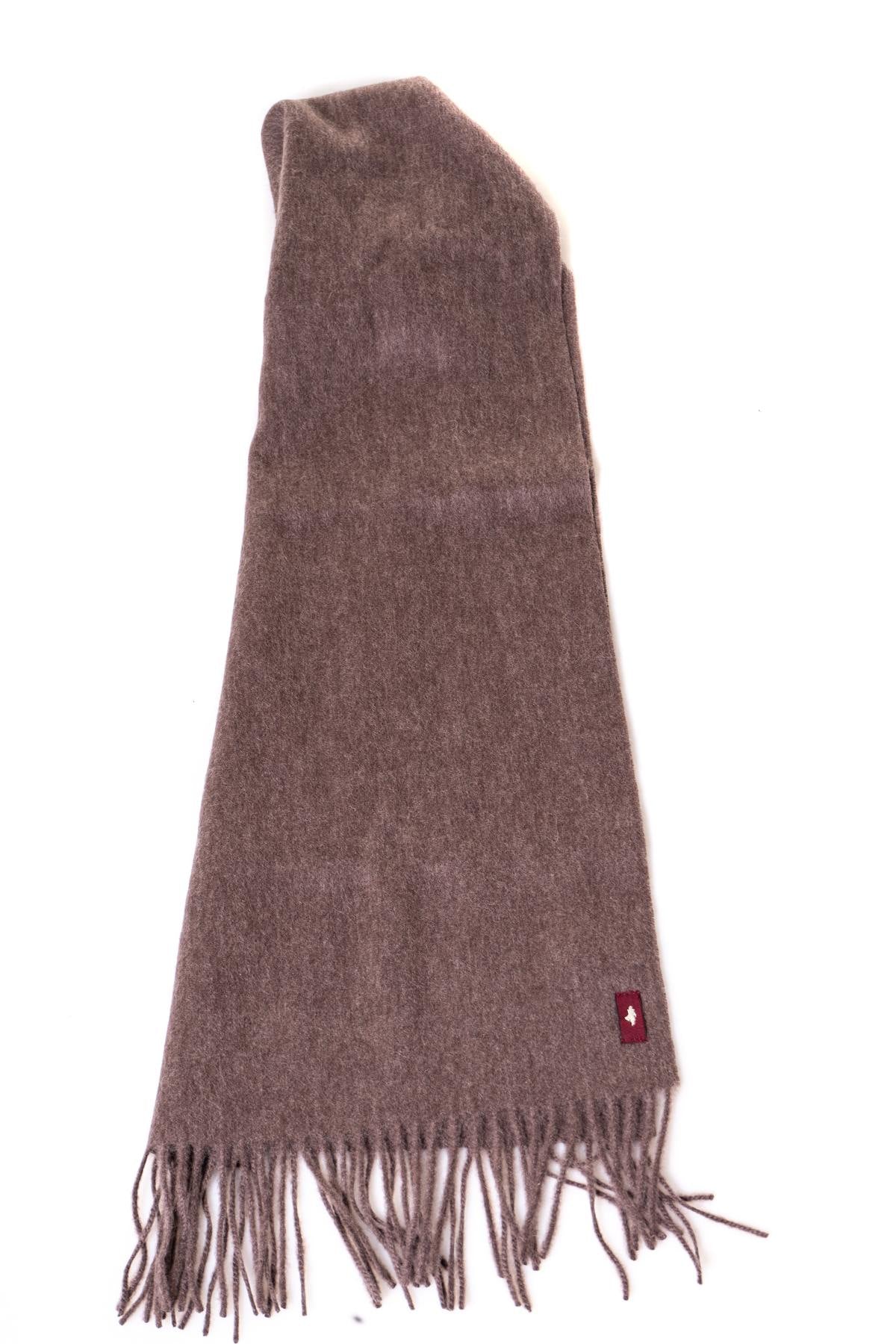 Elegant brown scarf for men - Image n°3