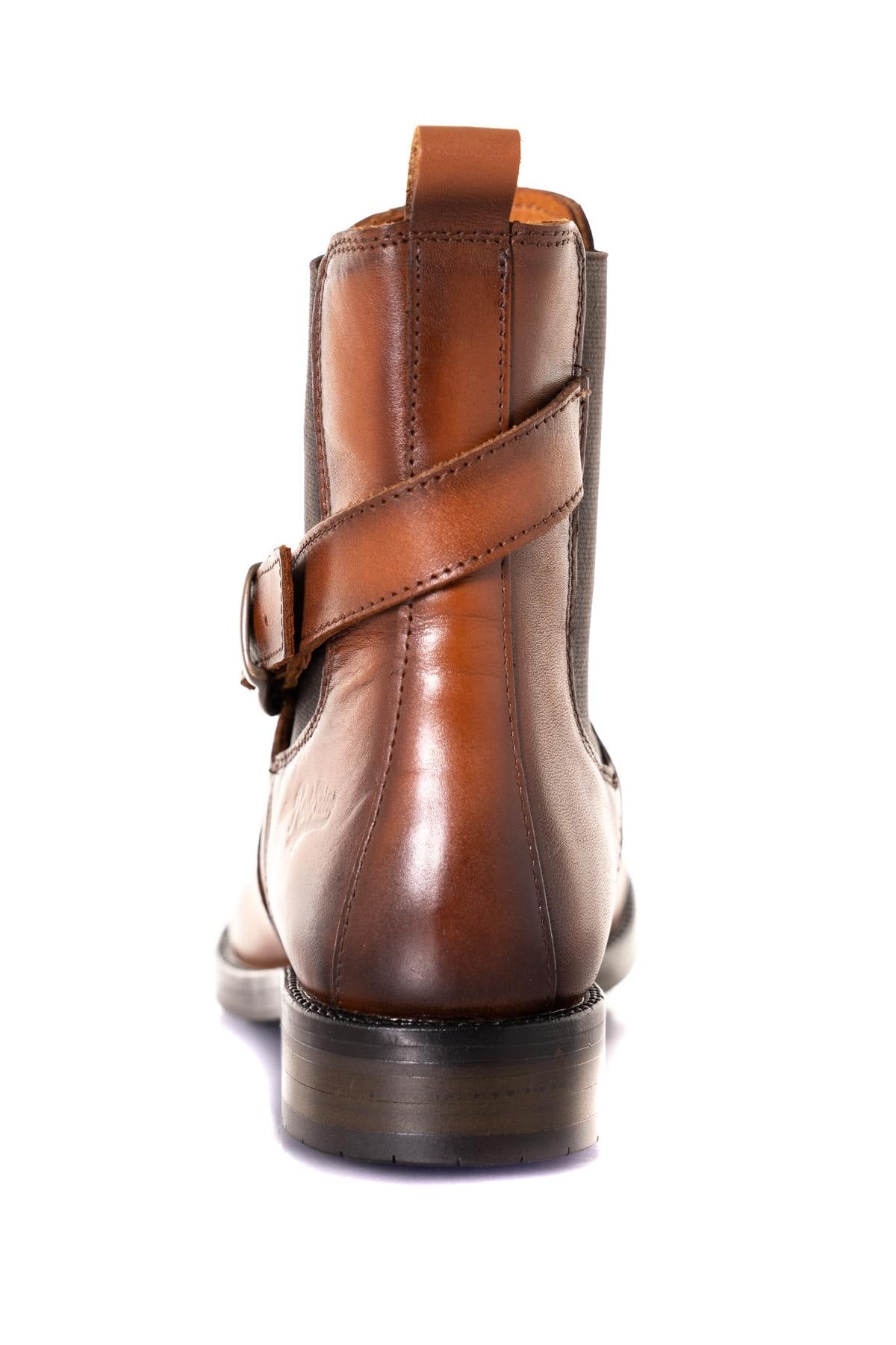 Women's brown ankle boots - Image n°6