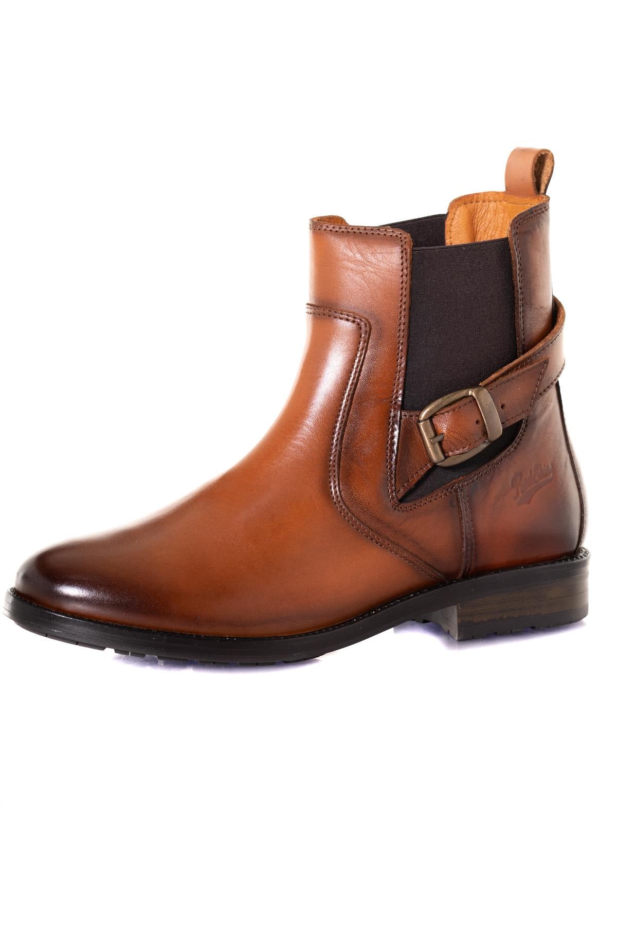 Women's brown ankle boots - Image n°7