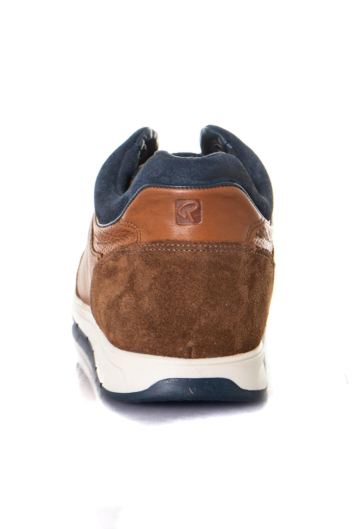 Light brown leather sneakers - Image n°6