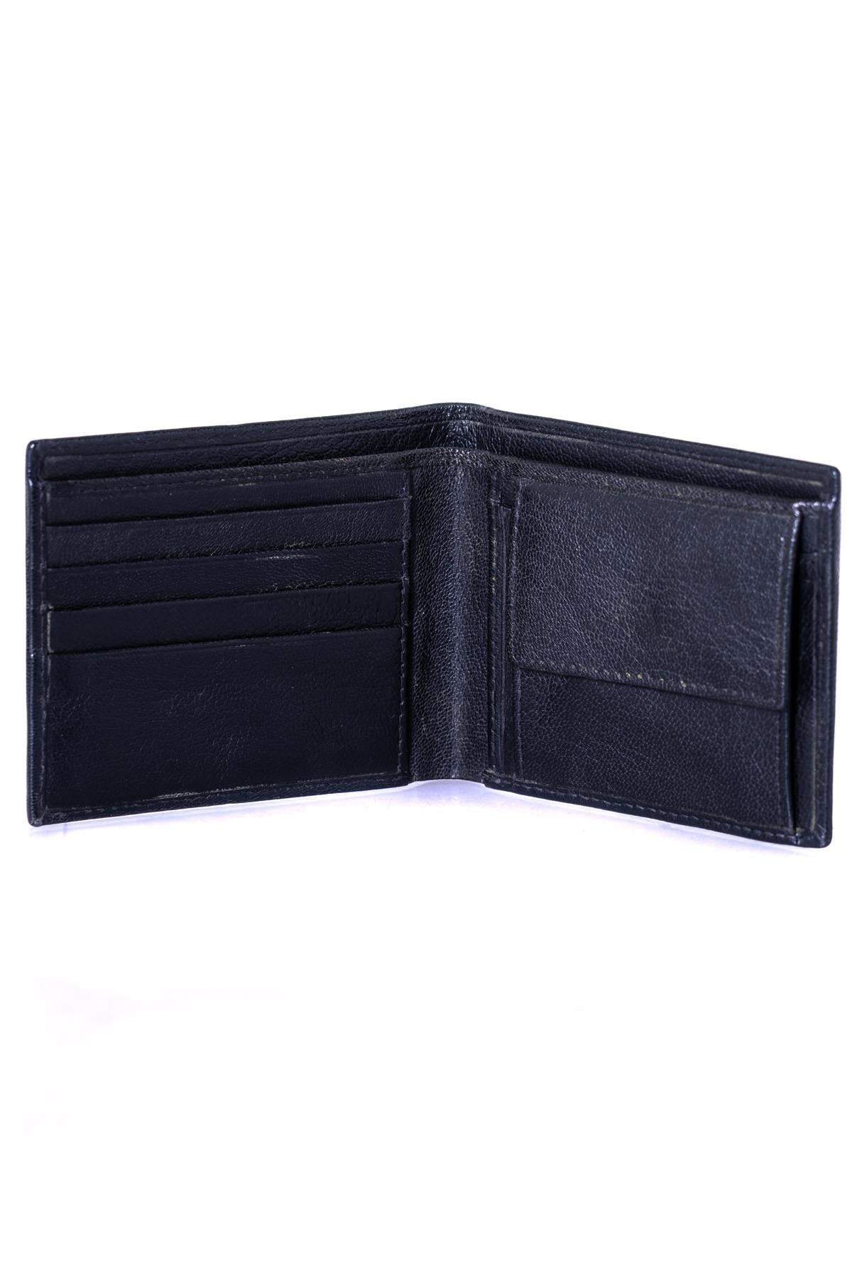 MCS Black wallet in cowhide leather - Image n°2