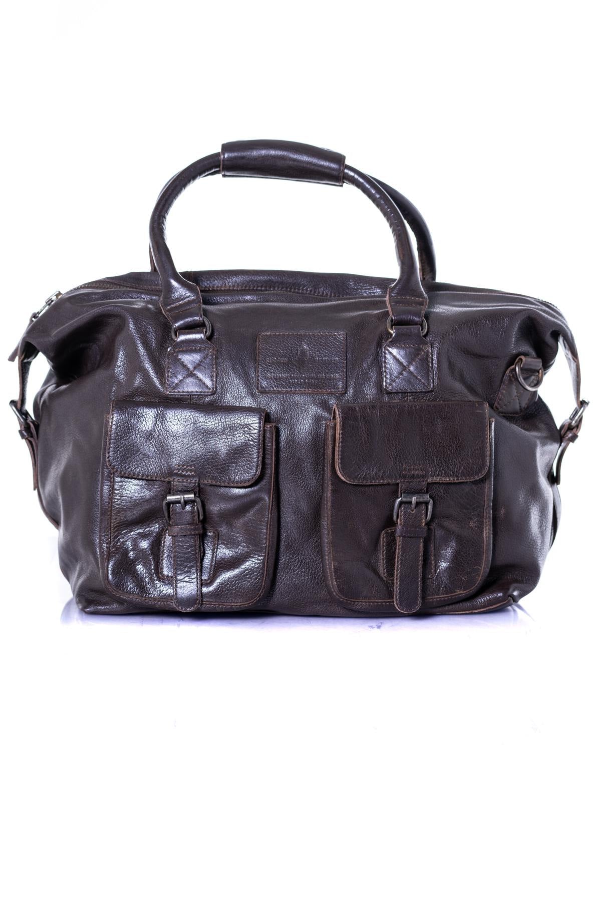 Dark brown MCS travel bag - Image n°1