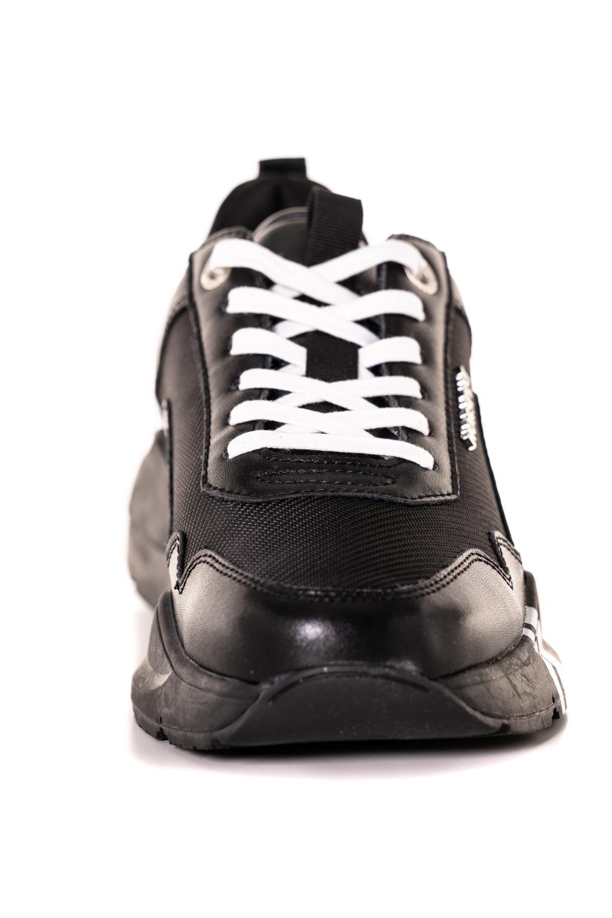 Men's black sneakers - Image n°5