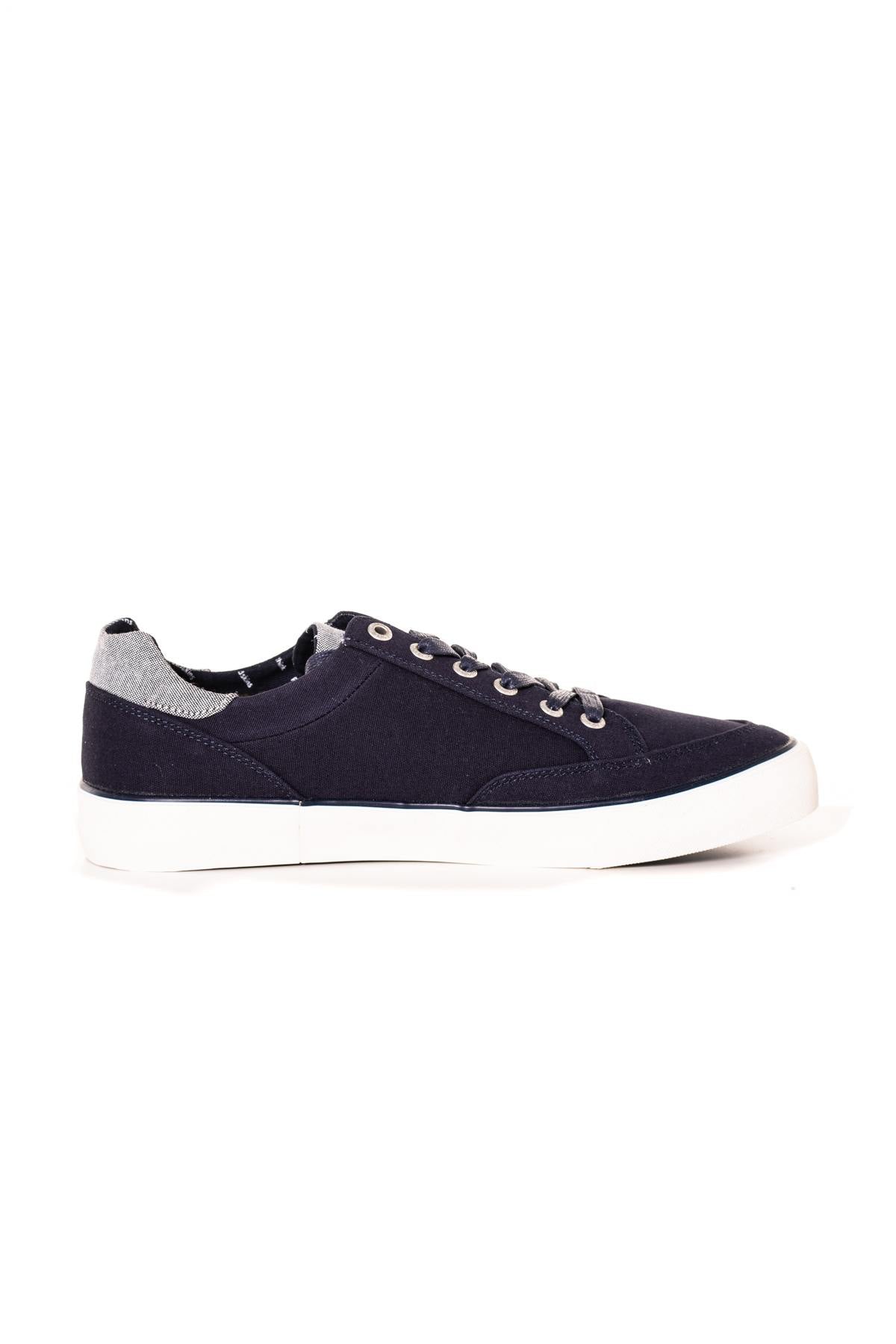 Men's gray navy sneakers - Image n°2