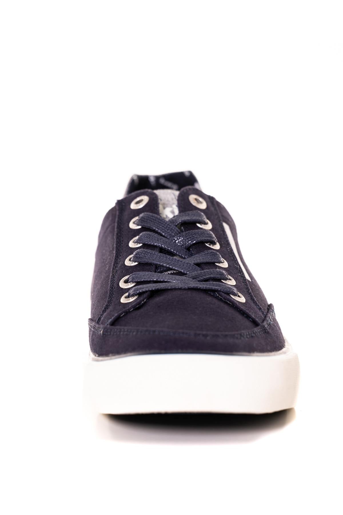 Men's gray navy sneakers - Image n°5