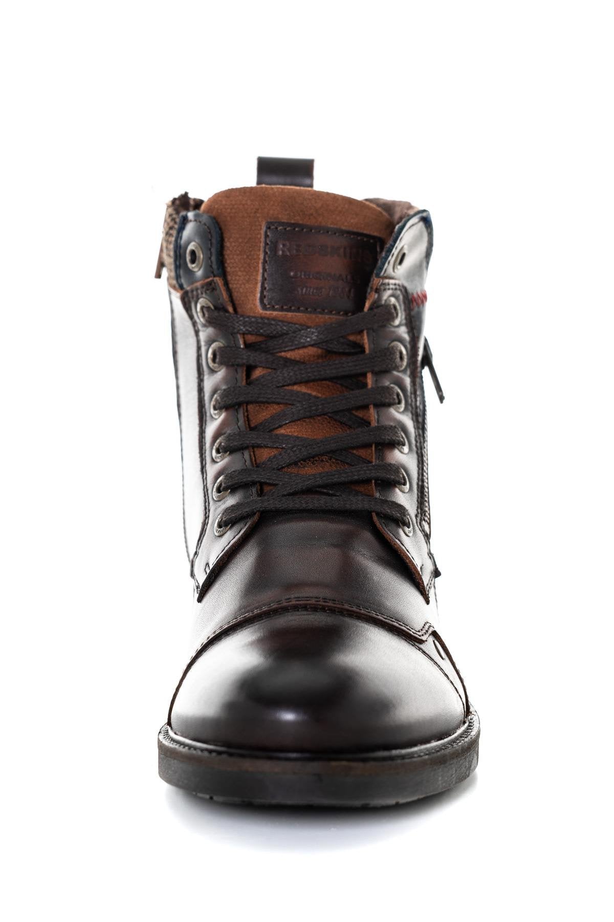 Men's vintage leather ankle boots - Image n°5