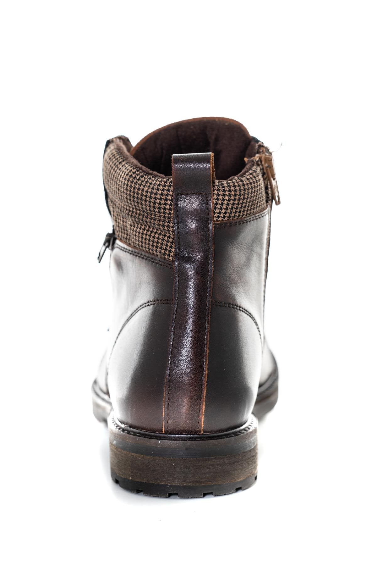 Men's vintage leather ankle boots - Image n°6