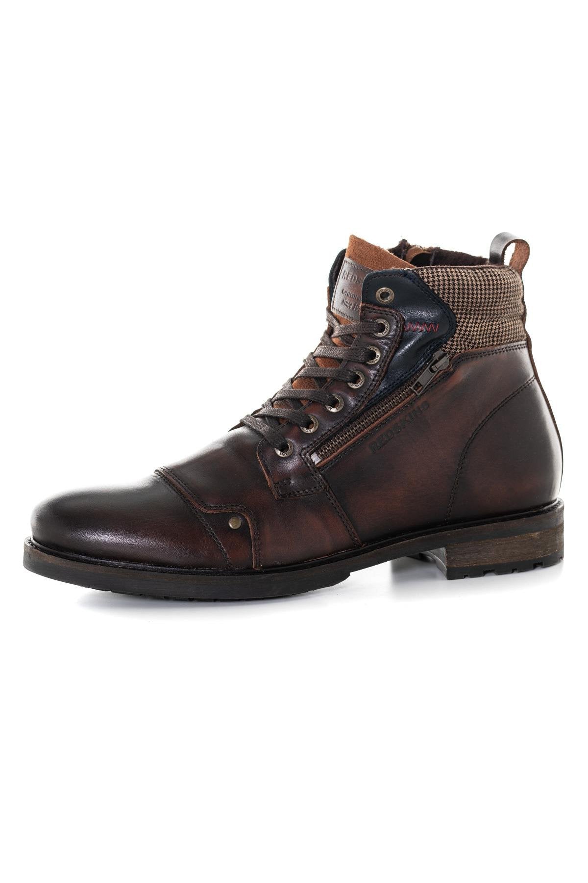 Men's vintage leather ankle boots - Image n°7