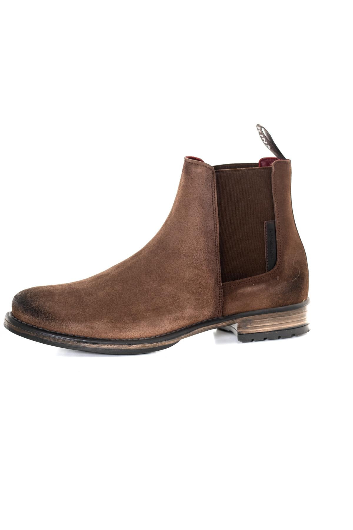 Men's Chelsea boots in suede leather - Image n°7