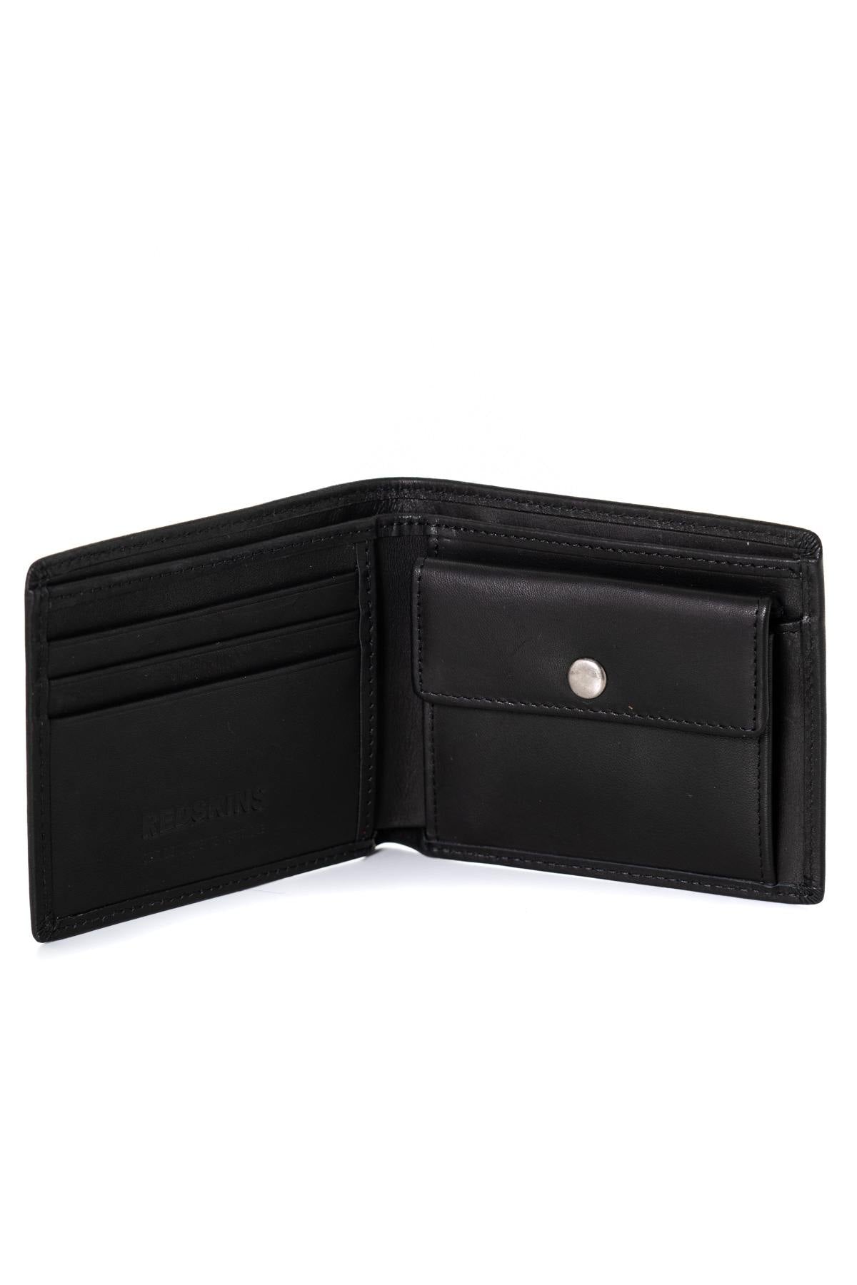 Black genuine leather wallet - Image n°2