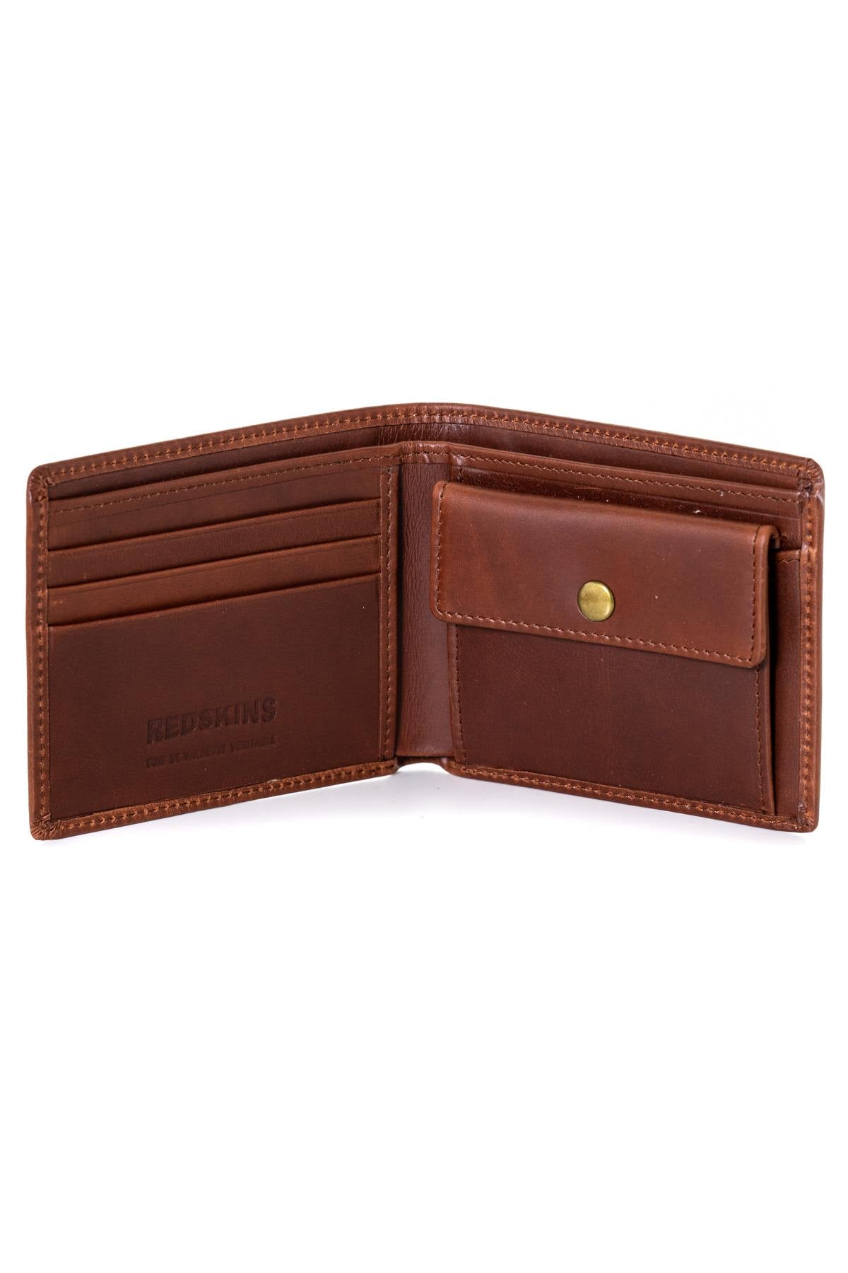 Brown leather wallet - Image n°2