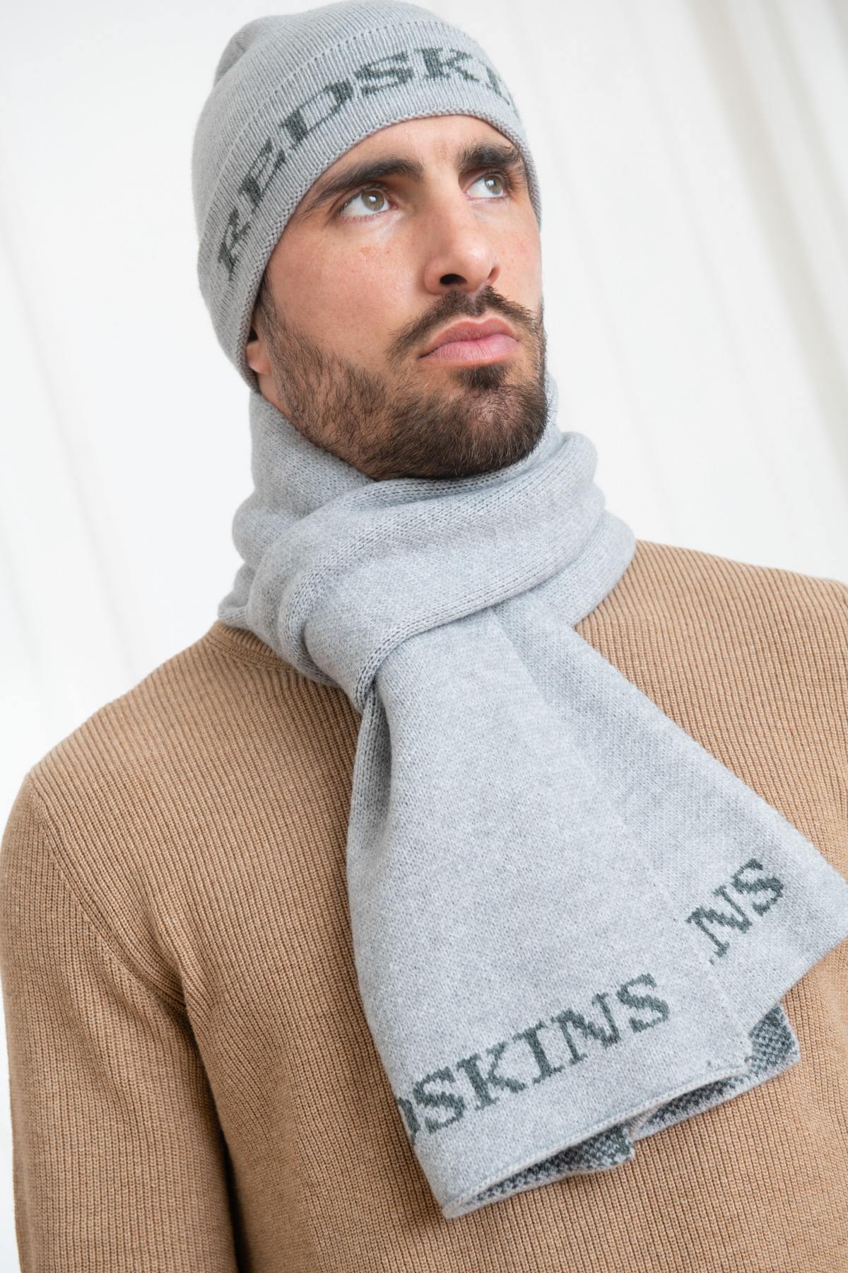 Gray scarf for men - Image n°7