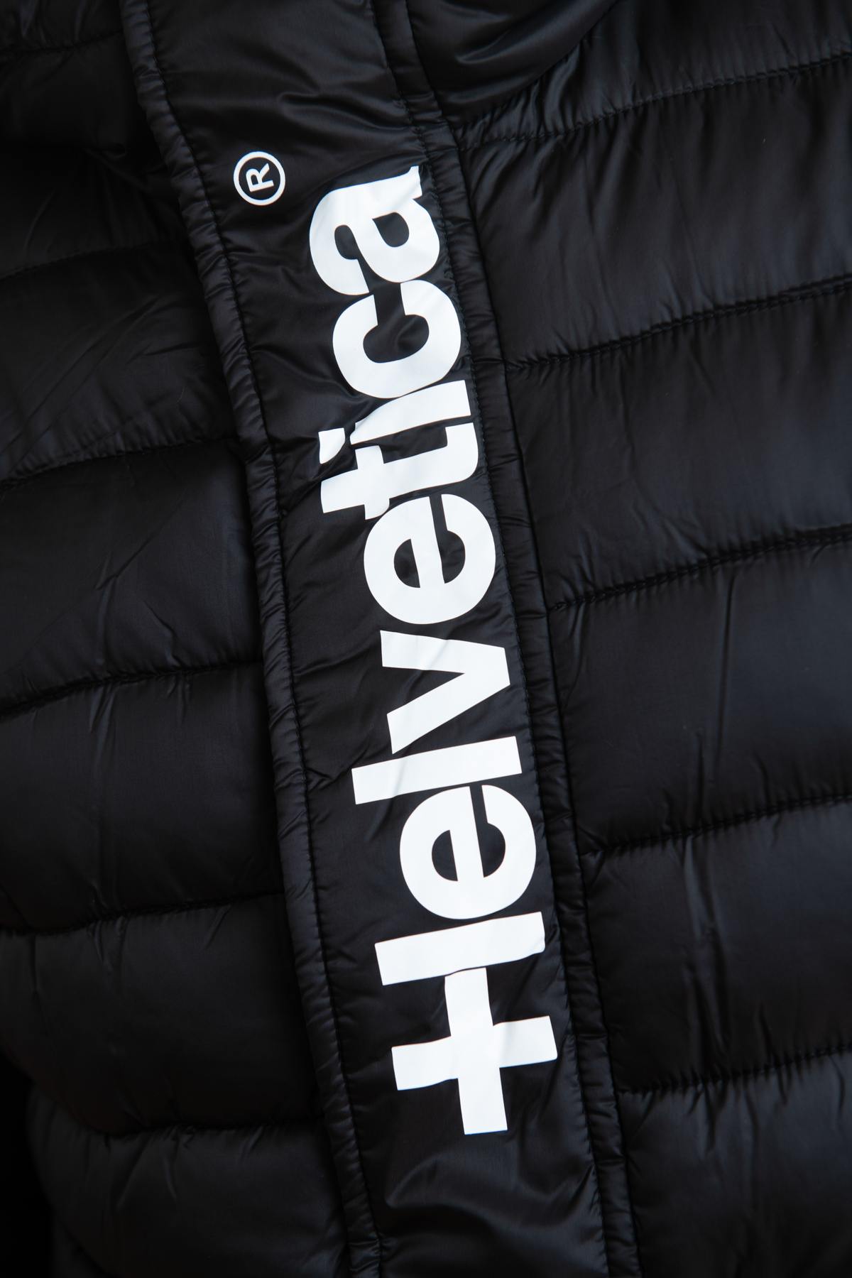 Black sportswear padded jacket - Image n°7