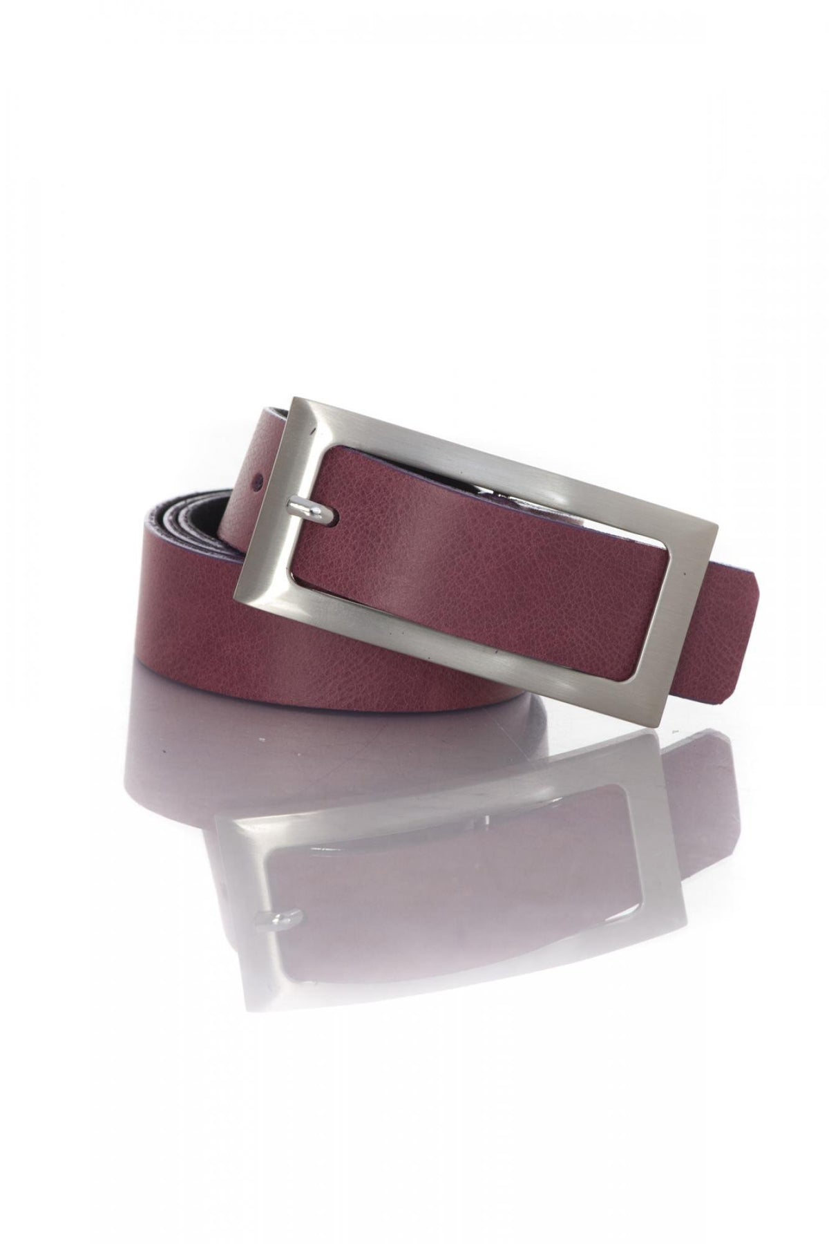 Vanzetti women's purple leather belt - Image n°1