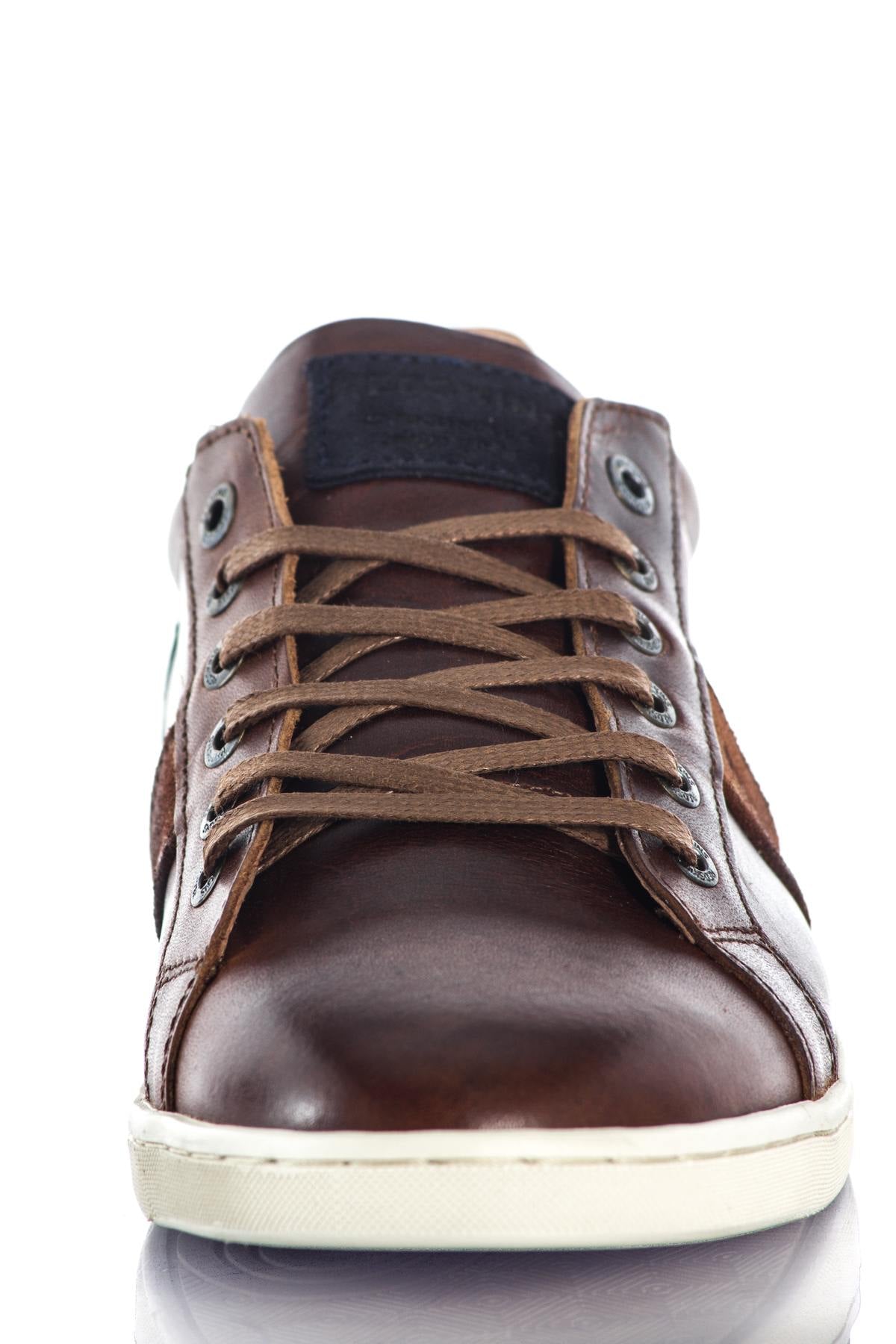 Brown and Navy Redskins Leather Sneakers - Image n°5