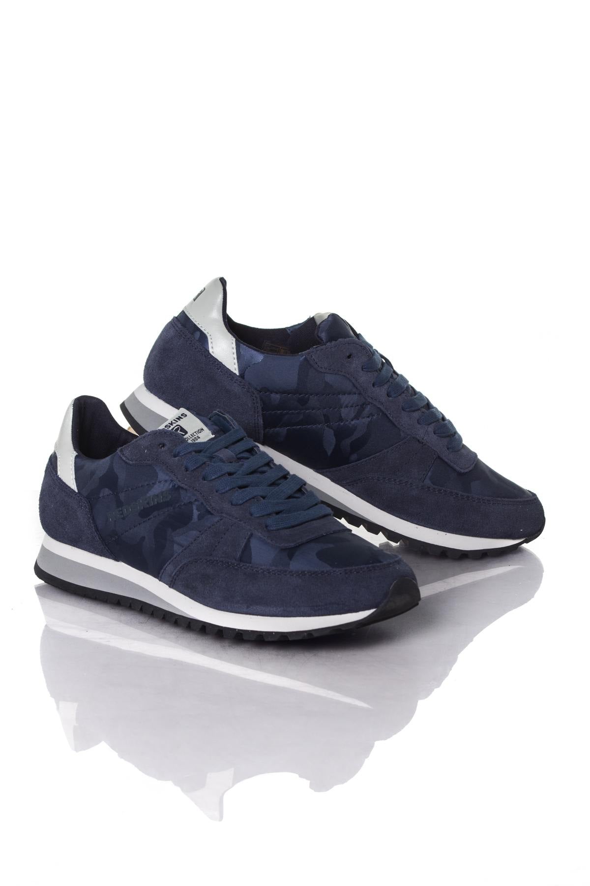  Redskins men's navy blue running shoes - Image n°1