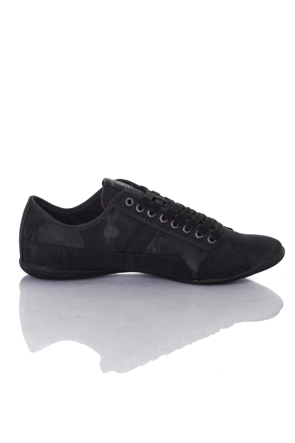 Black camouflage print Redskins canvas sneakers - Image n°2