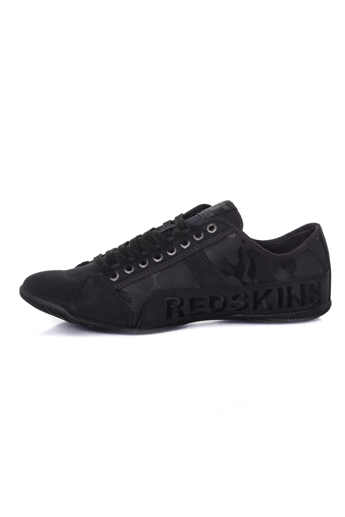 Black camouflage print Redskins canvas sneakers - Image n°7