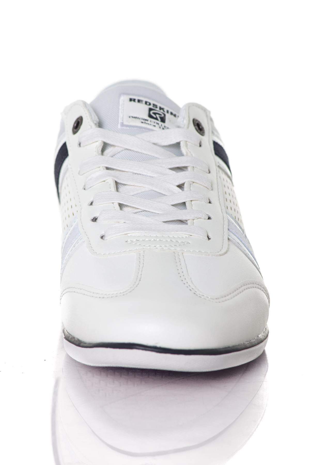 Redskins White Faux Leather Sneakers - Image n°5