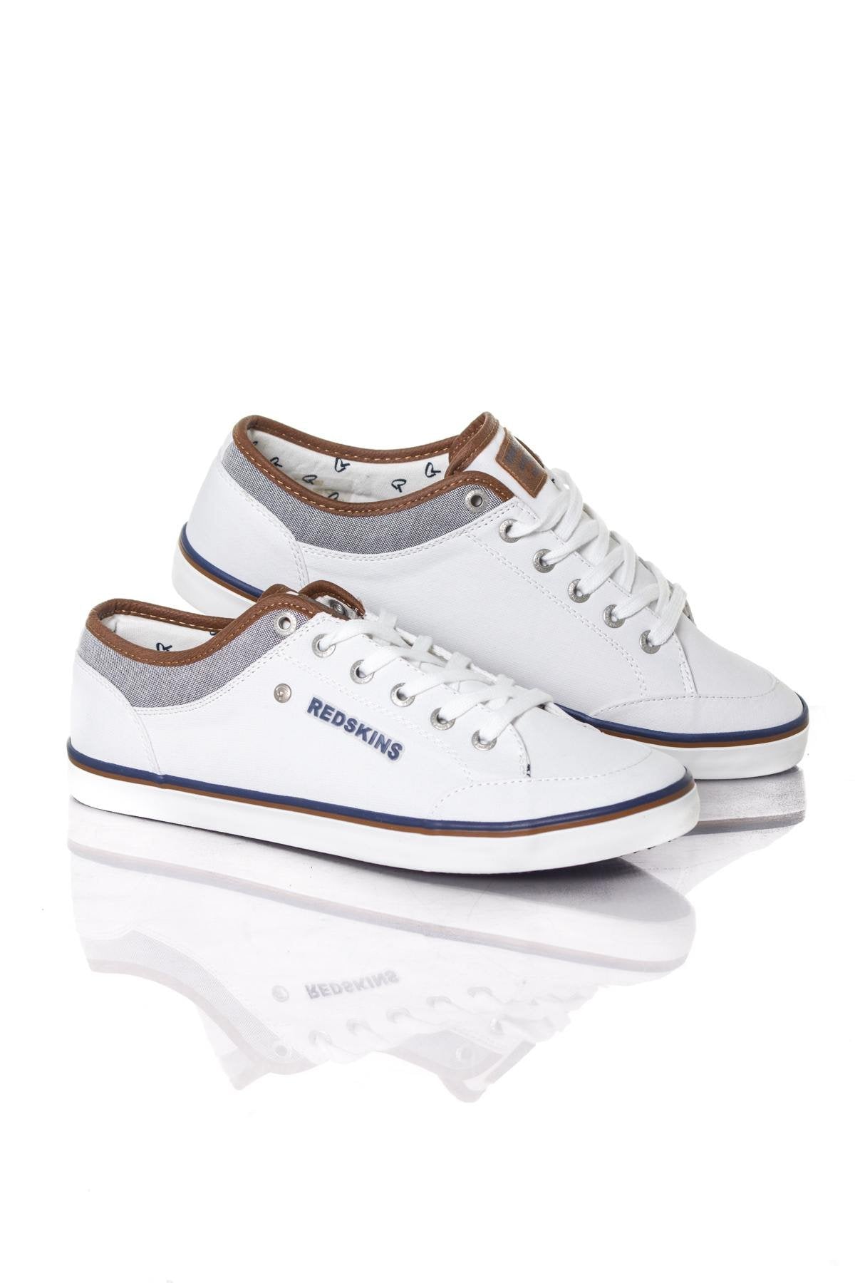 White Redskins Canvas Sneakers - Image n°1