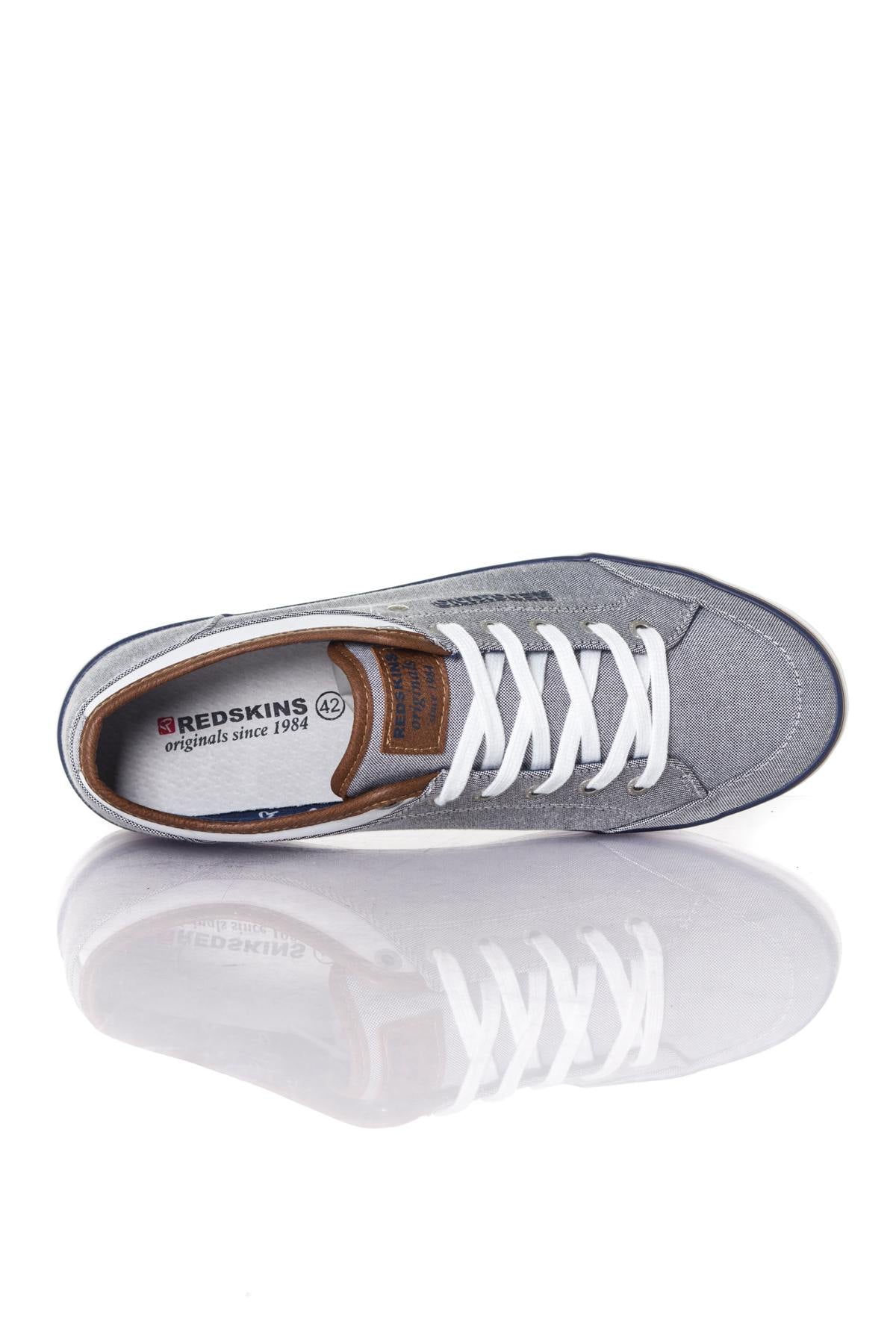 Gray Redskins Canvas Sneakers - Image n°3