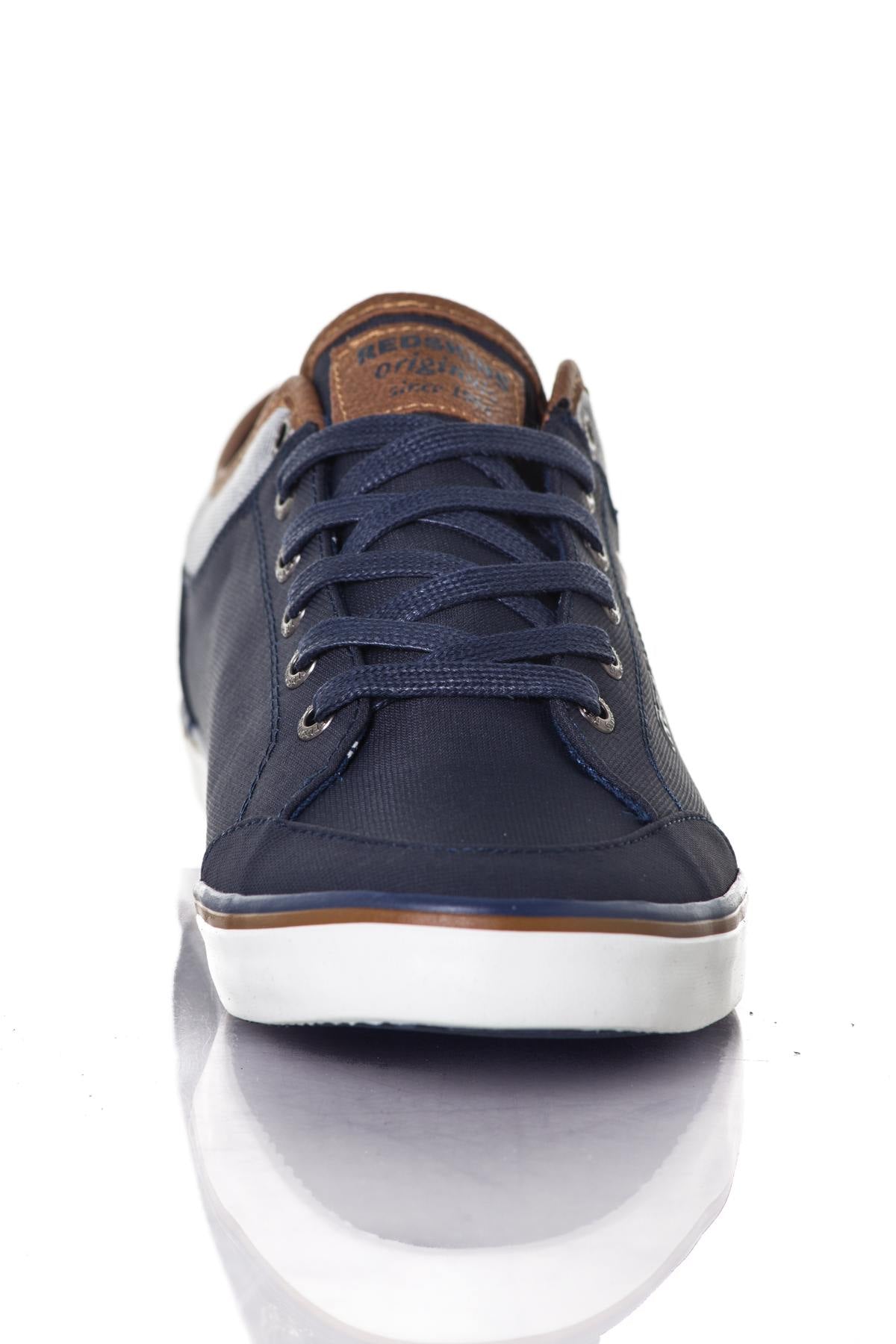 Navy blue canvas sneakers - Image n°4