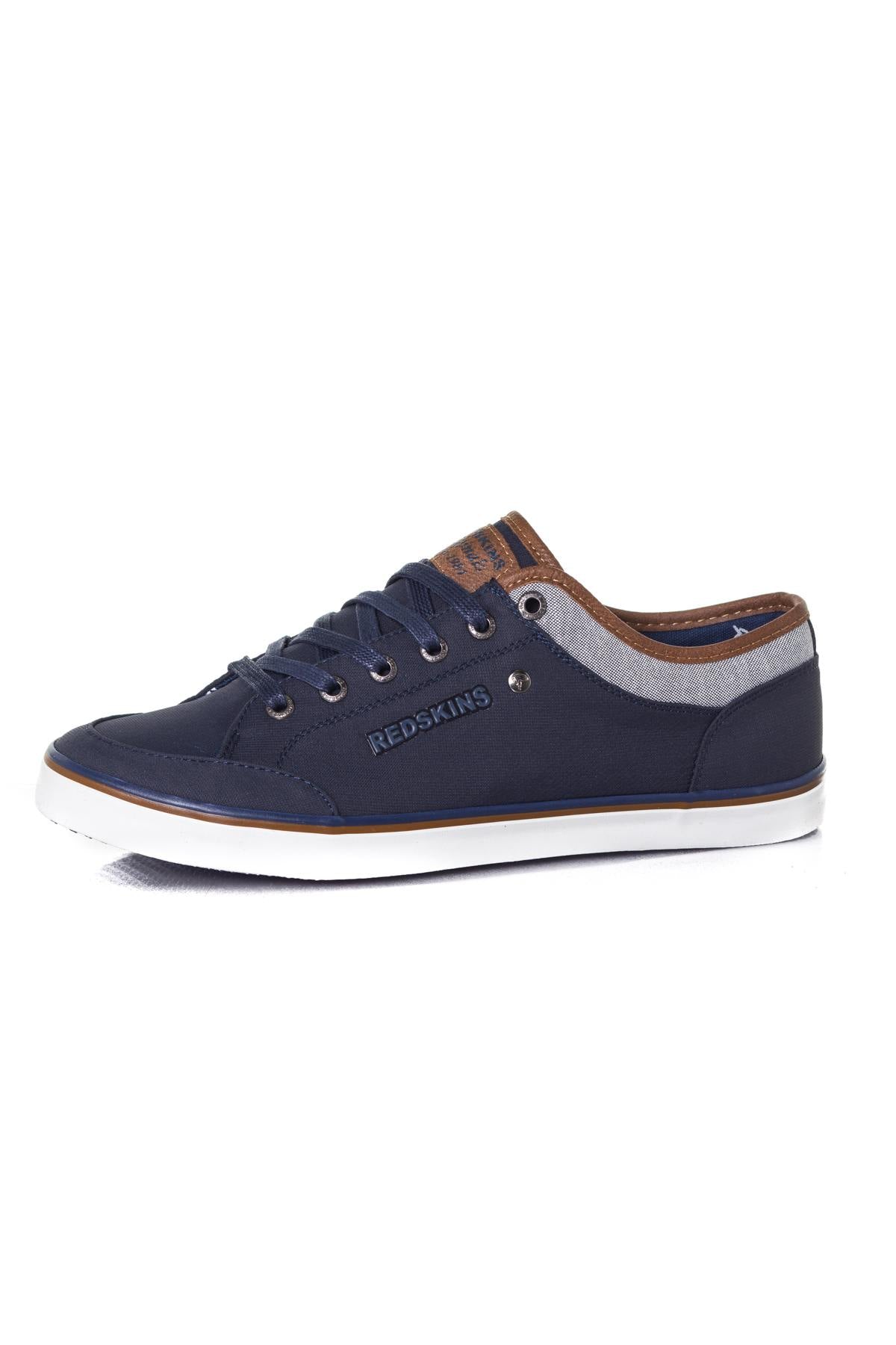 Navy blue canvas sneakers - Image n°5