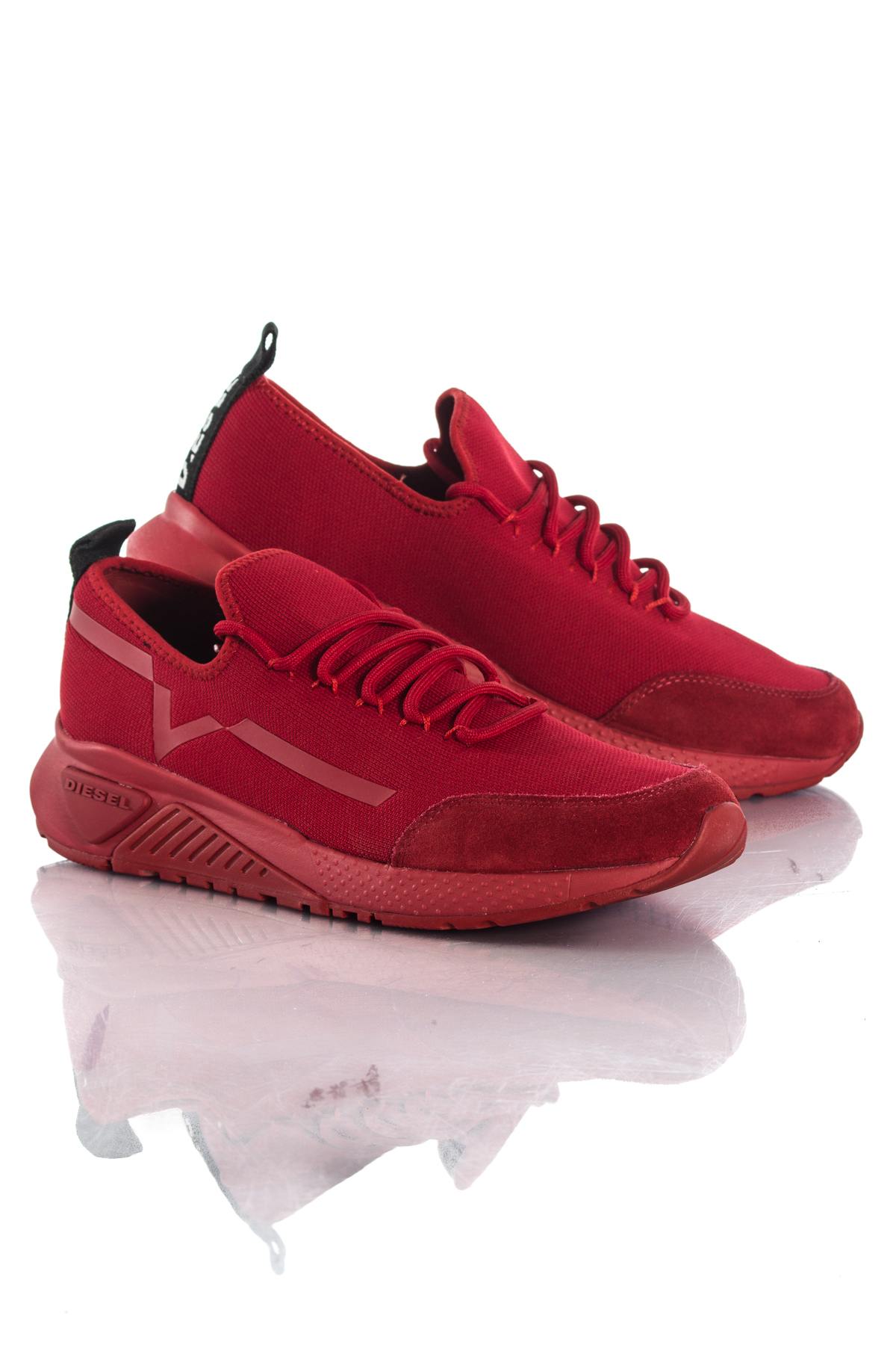 Diesel men's red running shoes - Image n°1