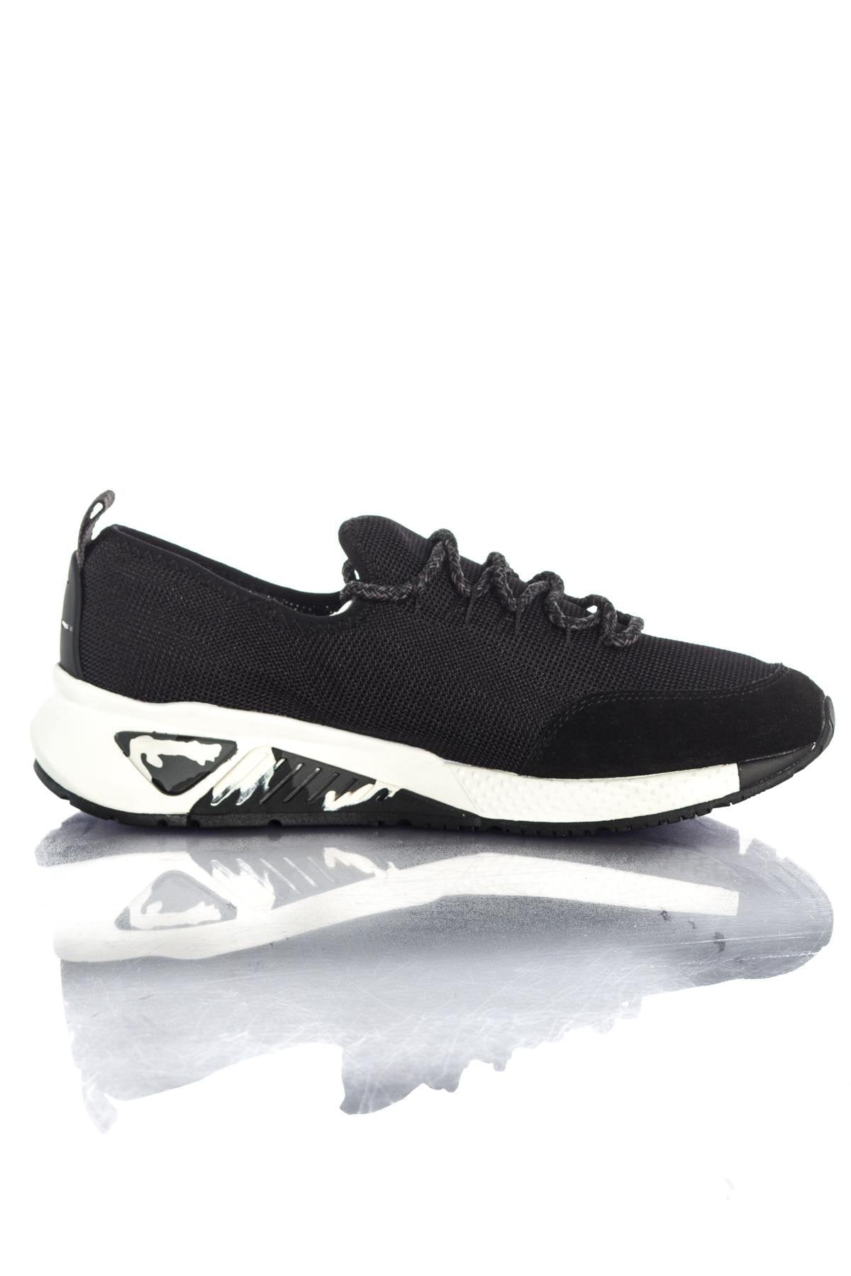  Black and white Diesel running shoes - Image n°2