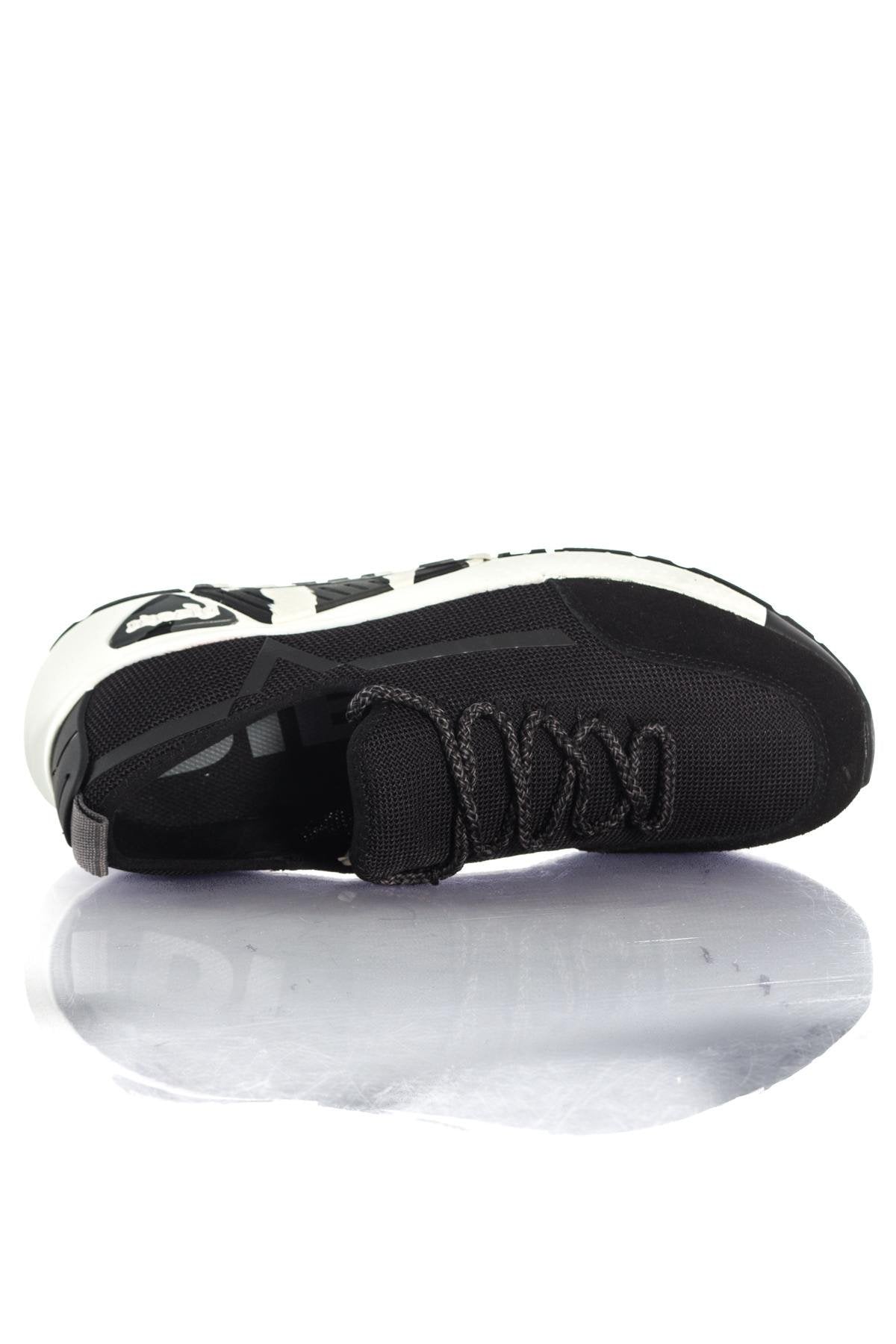  Black and white Diesel running shoes - Image n°3