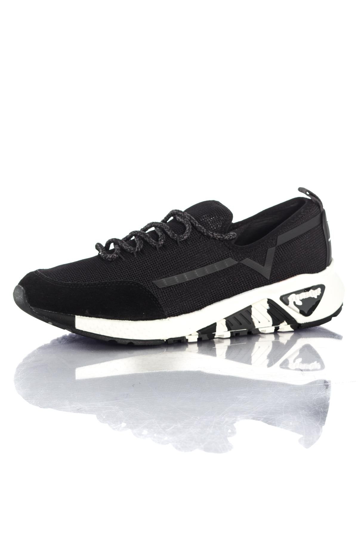  Black and white Diesel running shoes - Image n°7