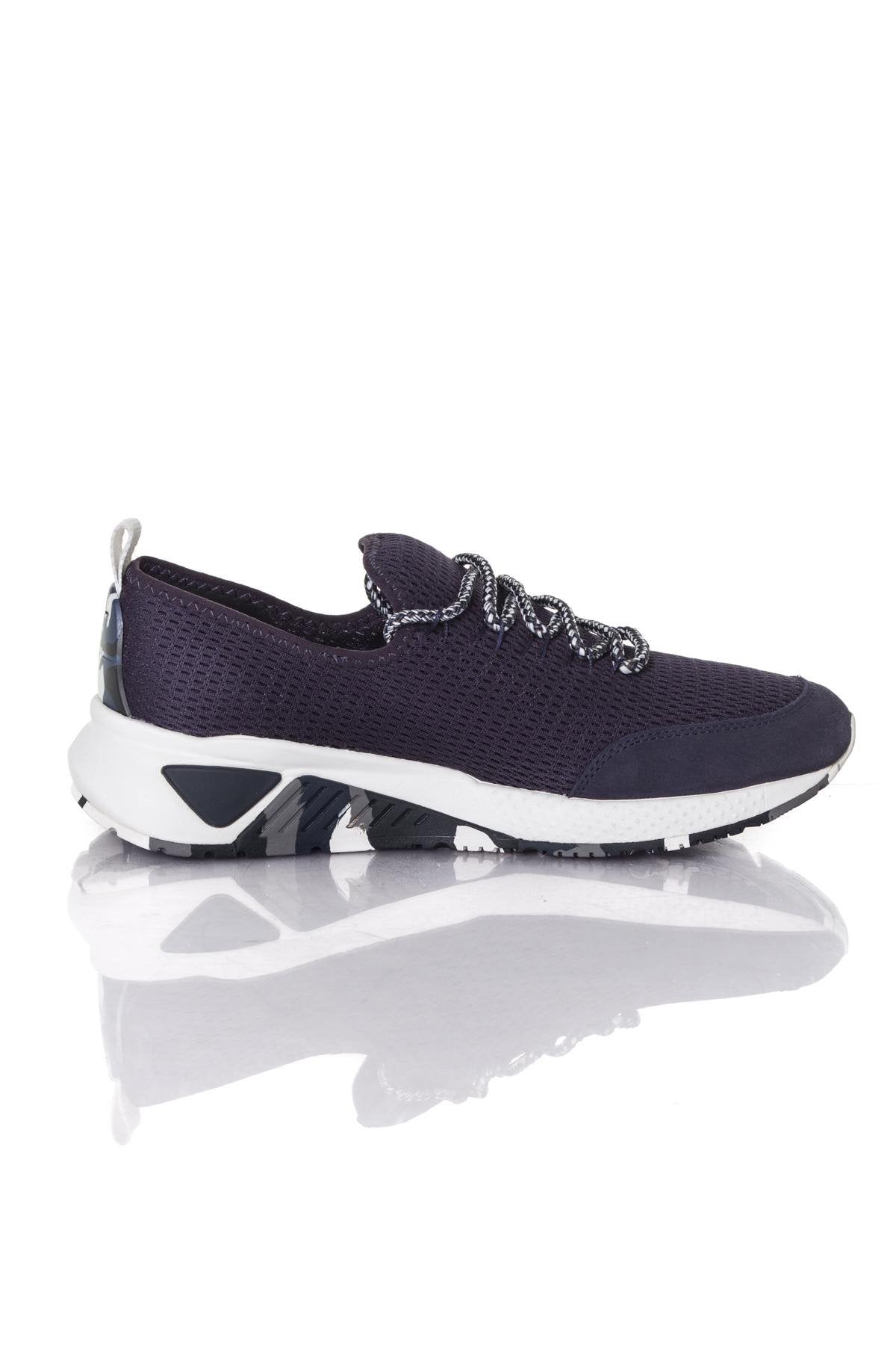 Diesel navy blue running shoes - Image n°2