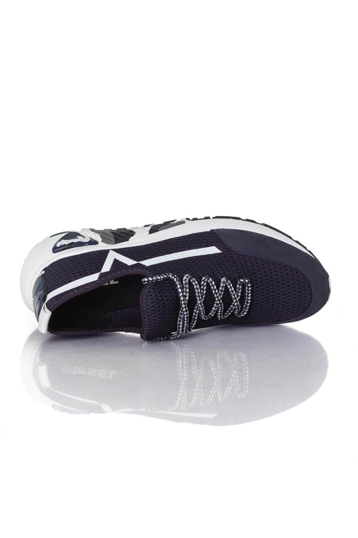 Diesel navy blue running shoes - Image n°3