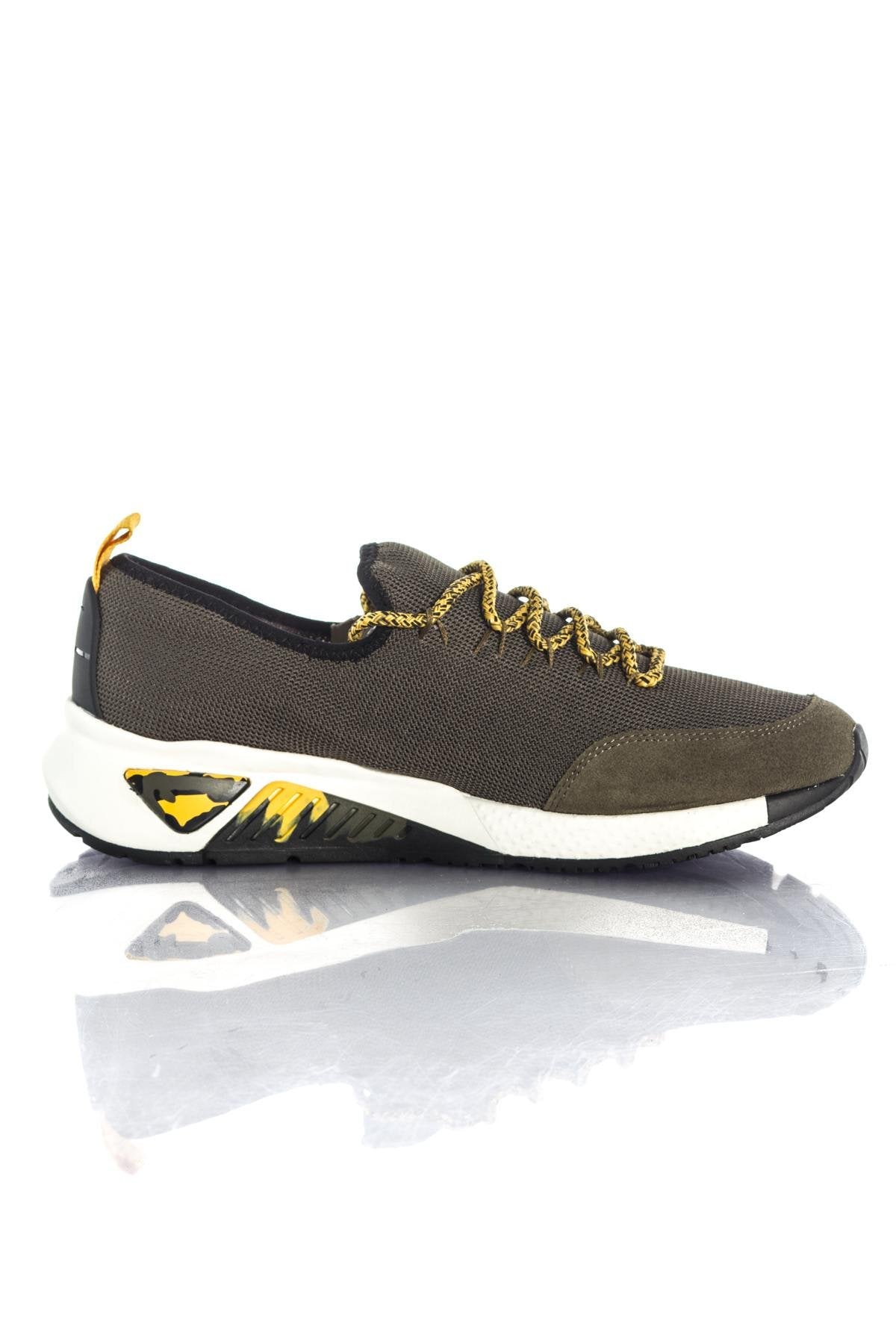 Olive-colored Diesel canvas sneakers - Image n°2