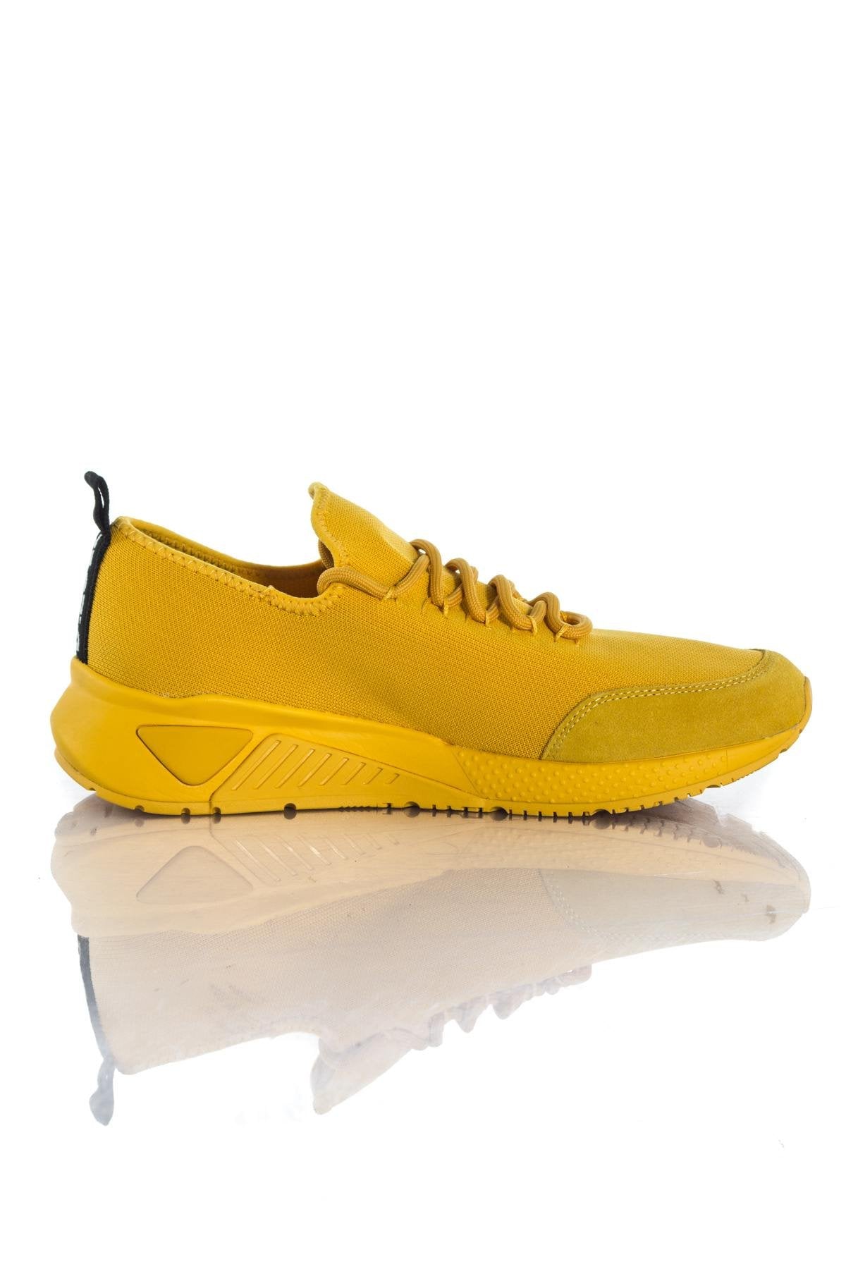 Diesel yellow running shoes - Image n°2