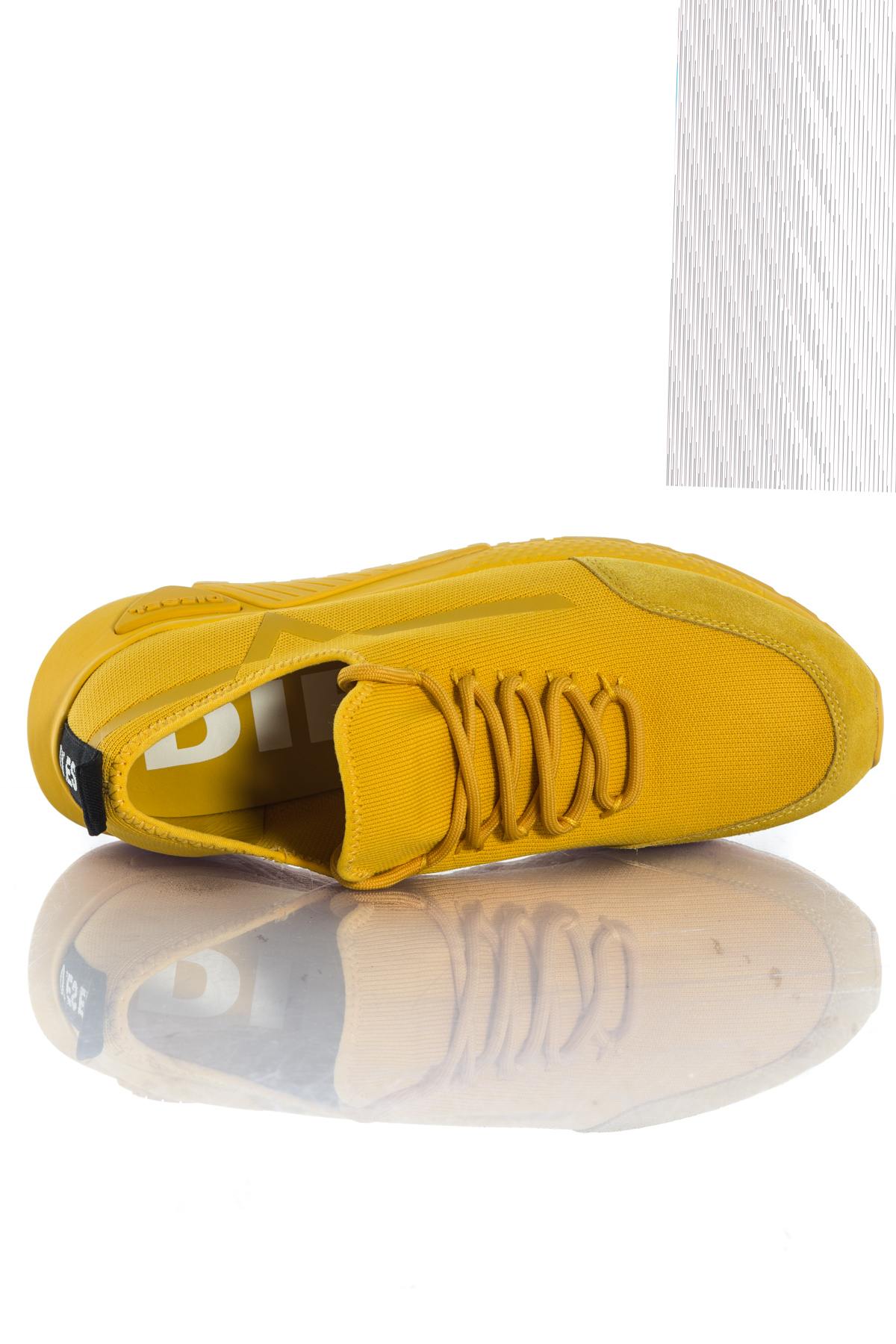 Diesel yellow running shoes - Image n°3