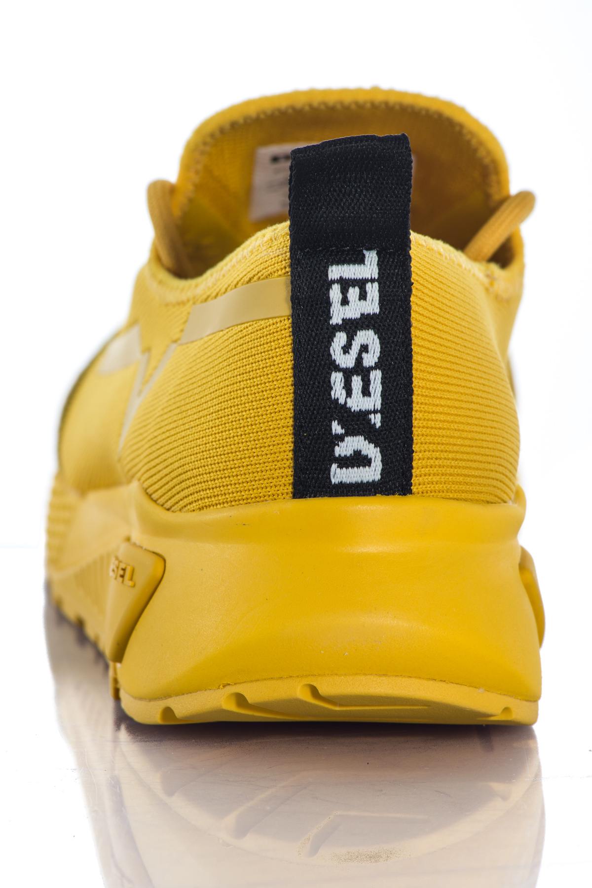 Diesel yellow running shoes - Image n°6