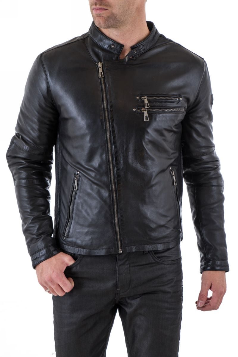 Arma Fashion Leather Jacket for Men - Image n°1