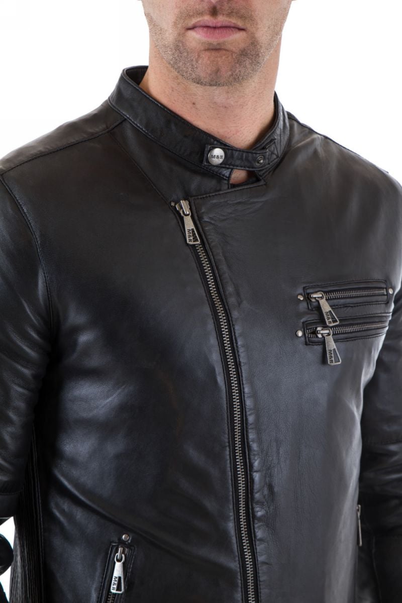 Arma Fashion Leather Jacket for Men - Image n°4