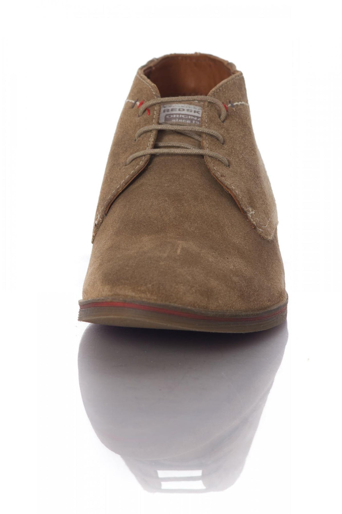 Redskins beige suede look ankle boots - Image n°6