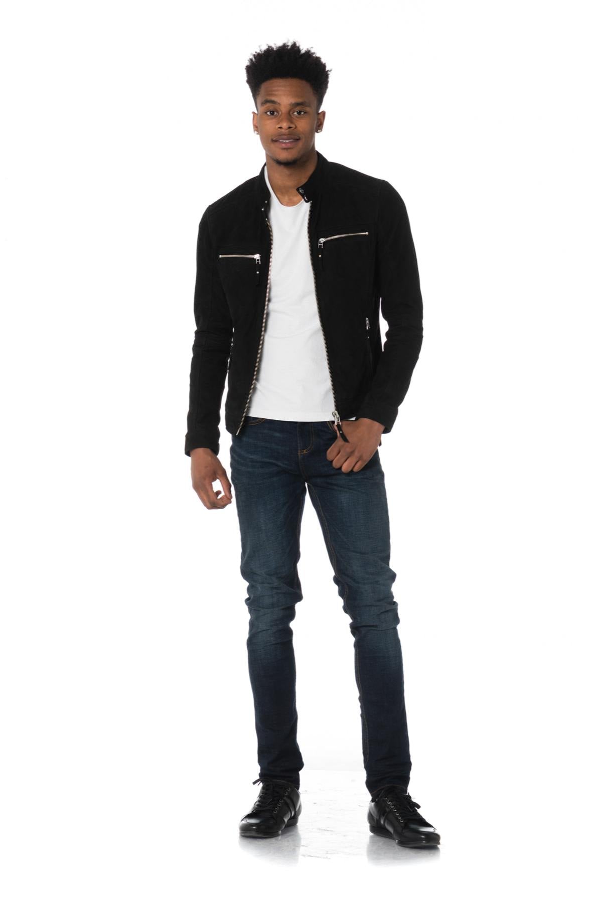 Cityzen black suede jacket - Image n°2