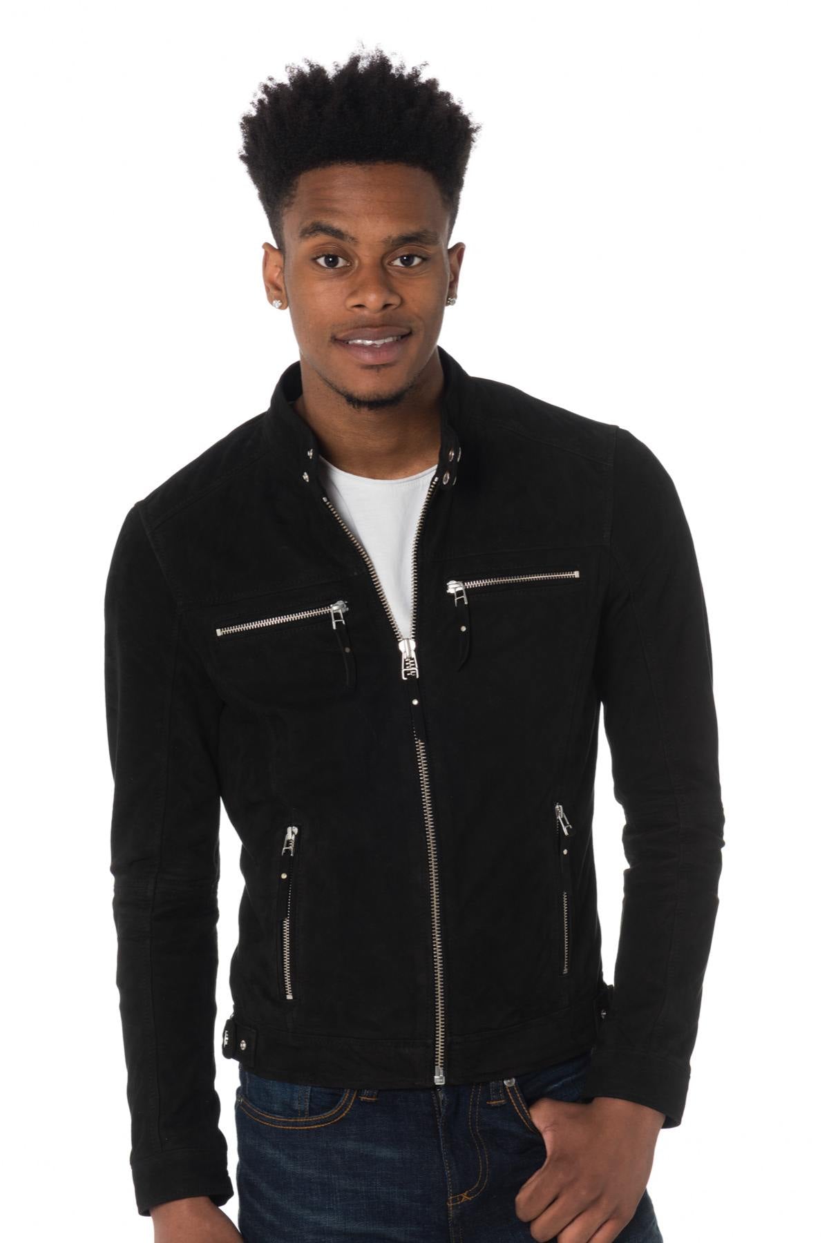 Cityzen black suede jacket - Image n°4